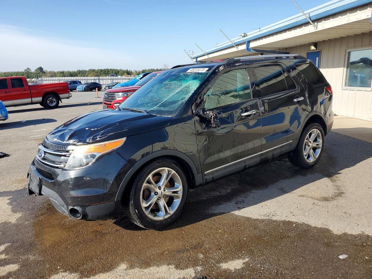 2015 Ford Explorer Limited Black vin: 1FM5K7F82FGA04777