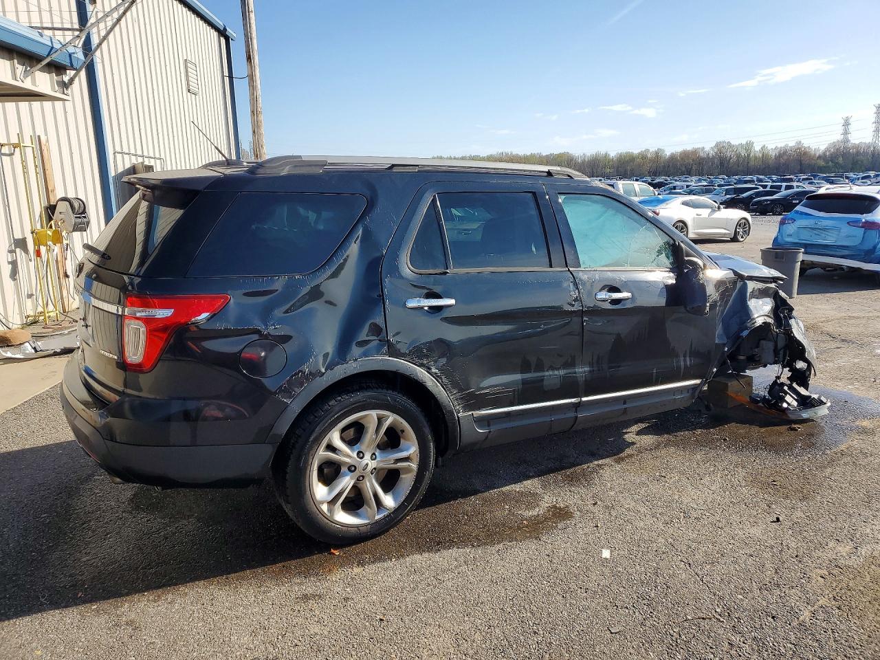 2015 Ford Explorer Limited Black vin: 1FM5K7F82FGA04777
