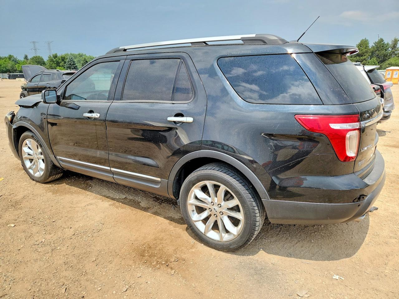 2015 Ford Explorer Limited Black vin: 1FM5K7F82FGA34300