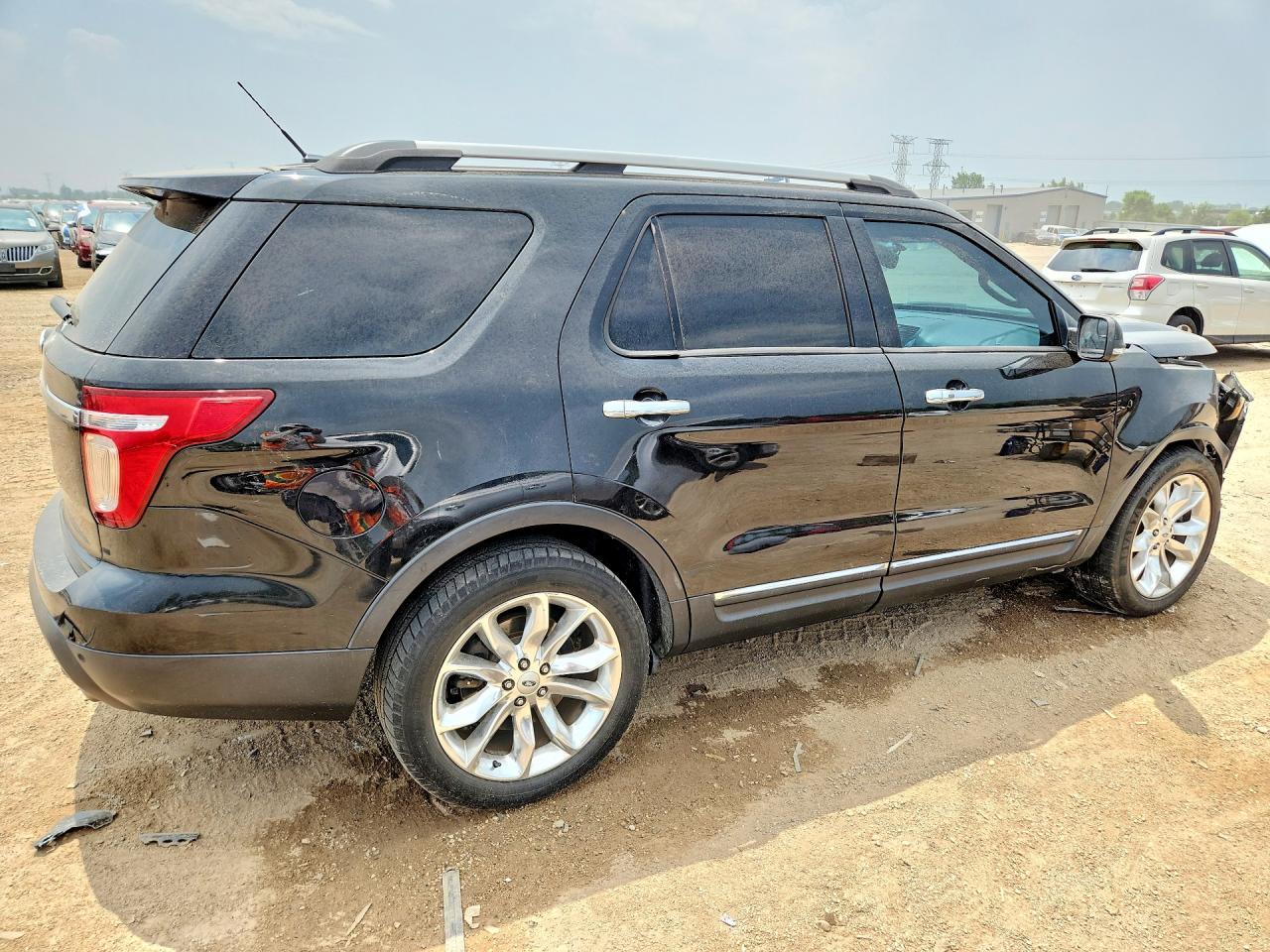 2015 Ford Explorer Limited Black vin: 1FM5K7F82FGA34300