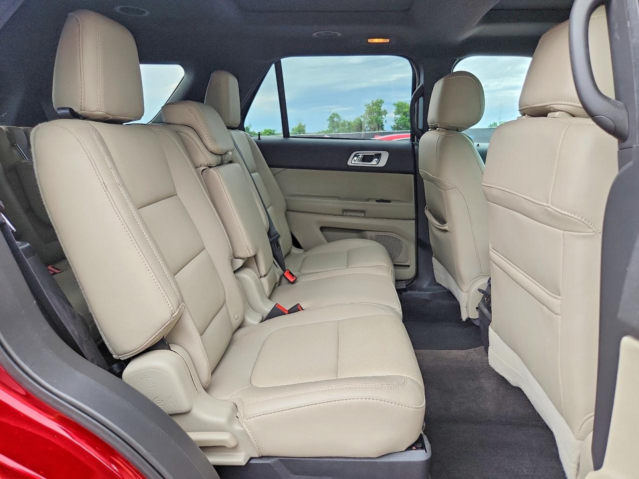 2015 Ford Explorer Limited Red vin: 1FM5K7F82FGB71656