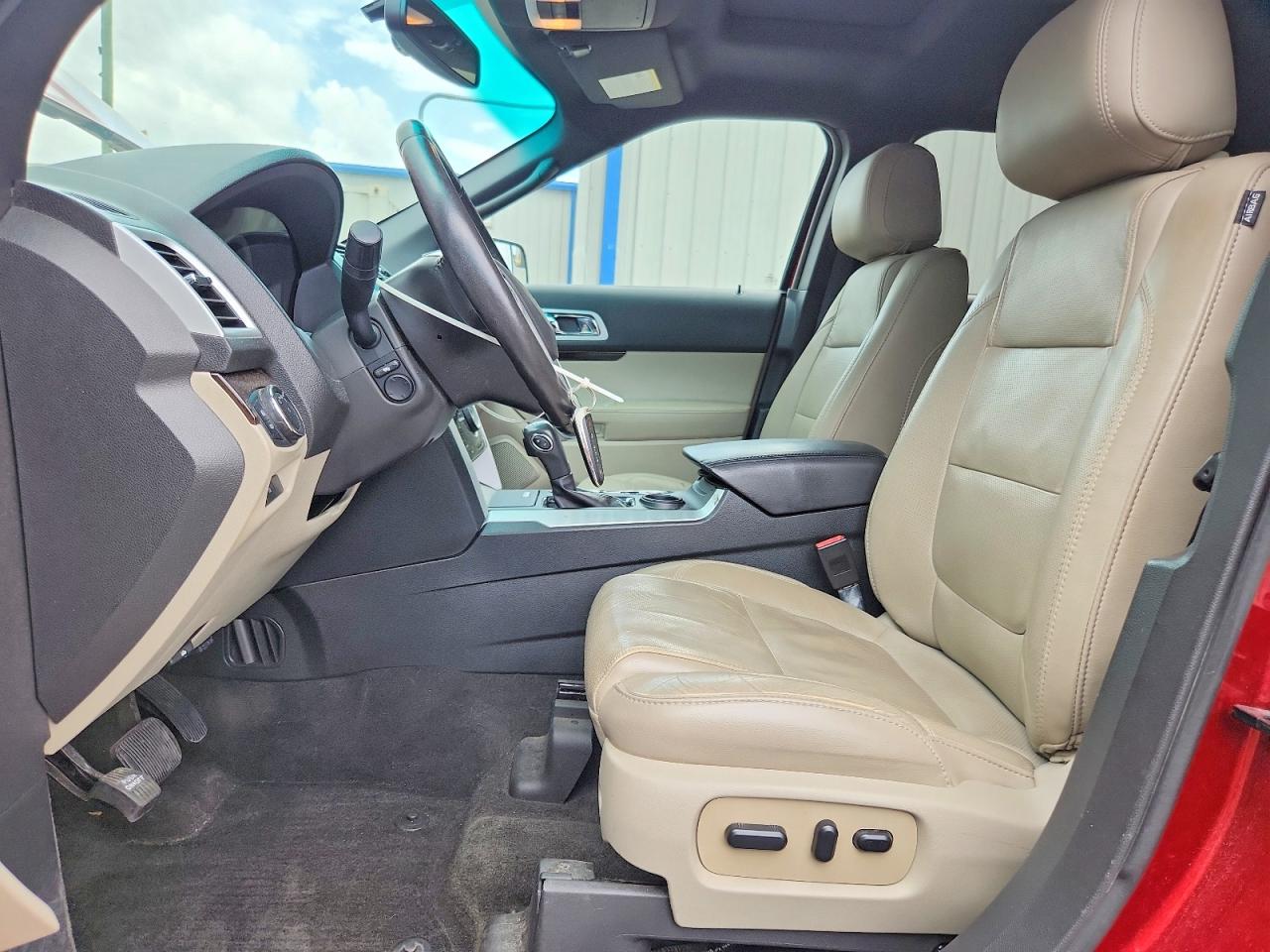 2015 Ford Explorer Limited Red vin: 1FM5K7F82FGB71656