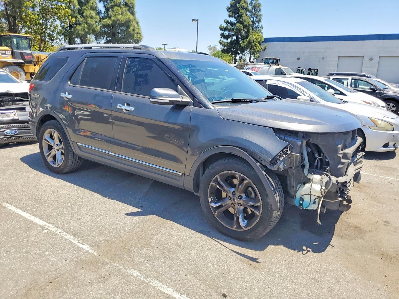 2015 Ford Explorer Limited Charcoal vin: 1FM5K7F82FGB91017
