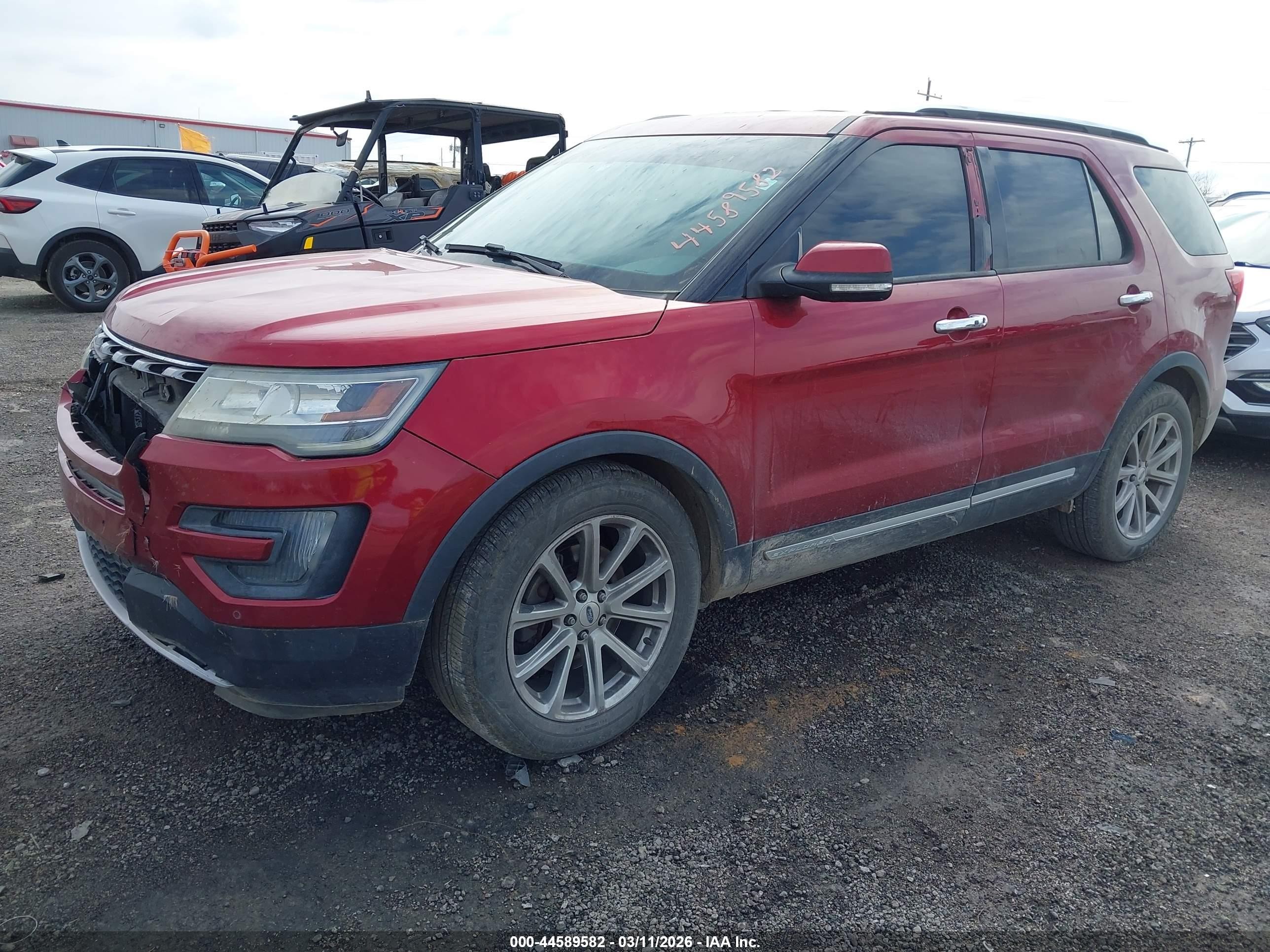 2016 Ford Explorer Limited Maroon vin: 1FM5K7F82GGA72675