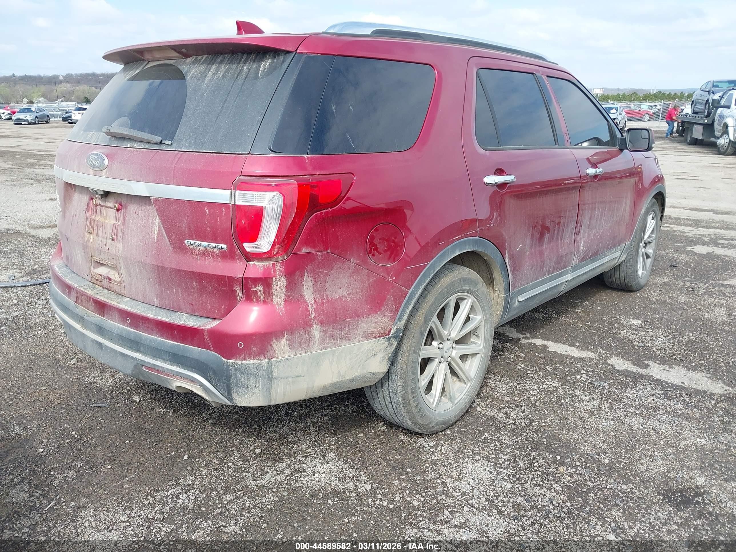 2016 Ford Explorer Limited Maroon vin: 1FM5K7F82GGA72675