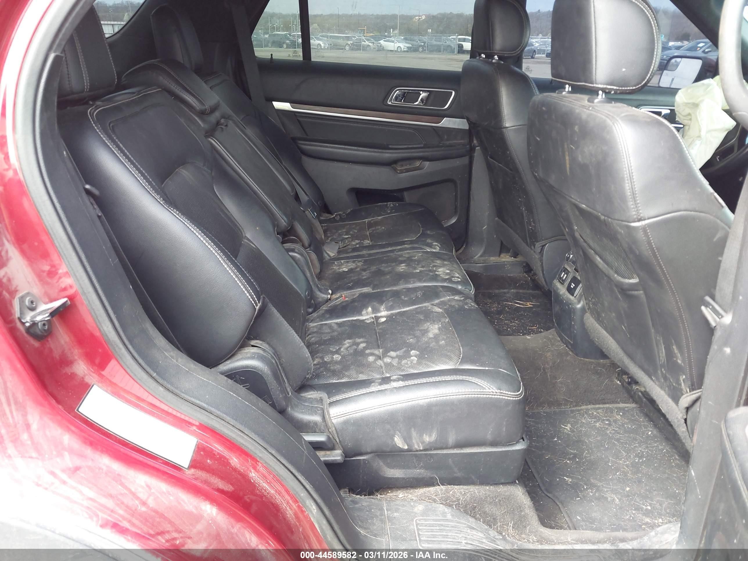 2016 Ford Explorer Limited Maroon vin: 1FM5K7F82GGA72675