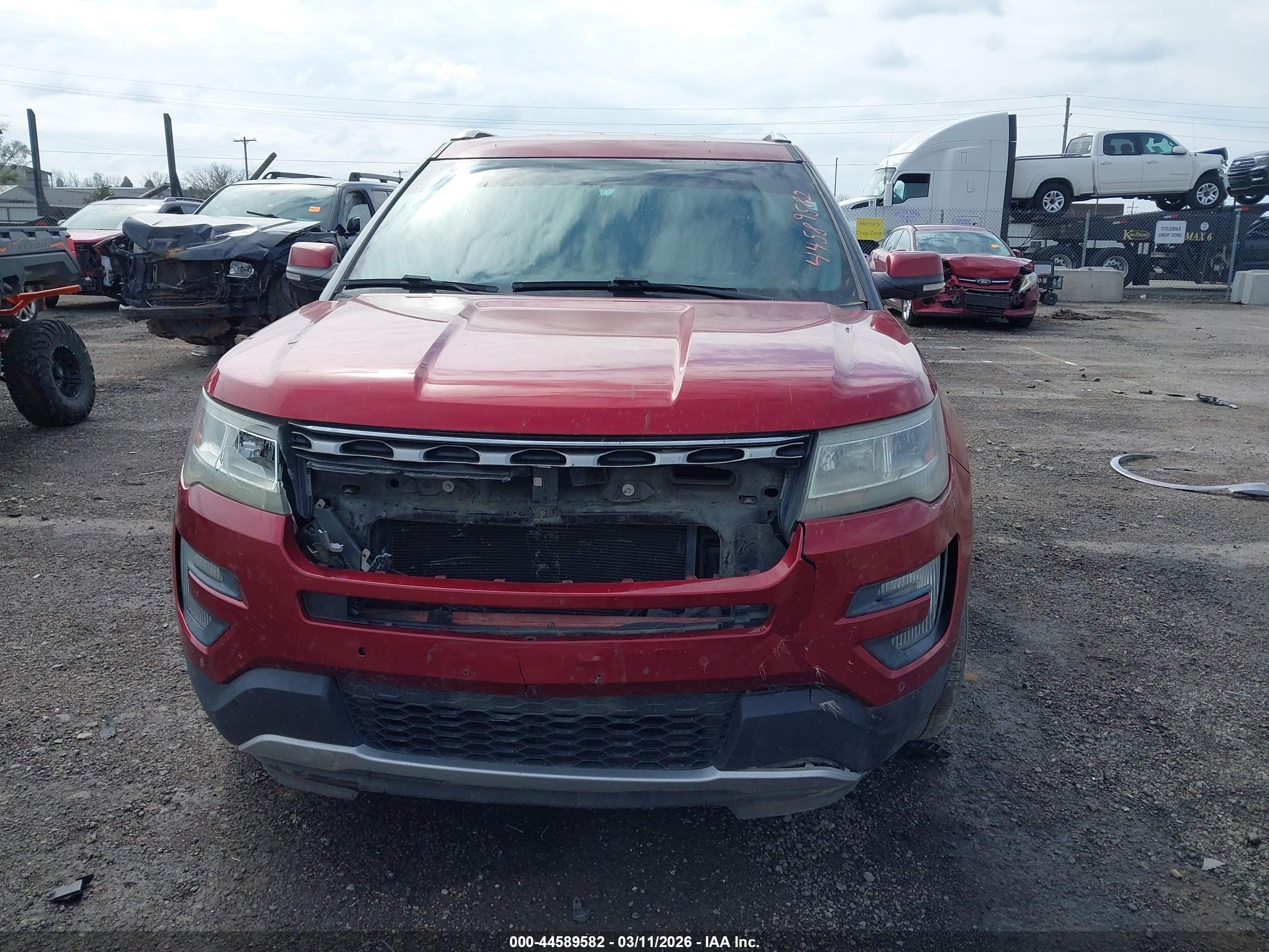 2016 Ford Explorer Limited Maroon vin: 1FM5K7F82GGA72675