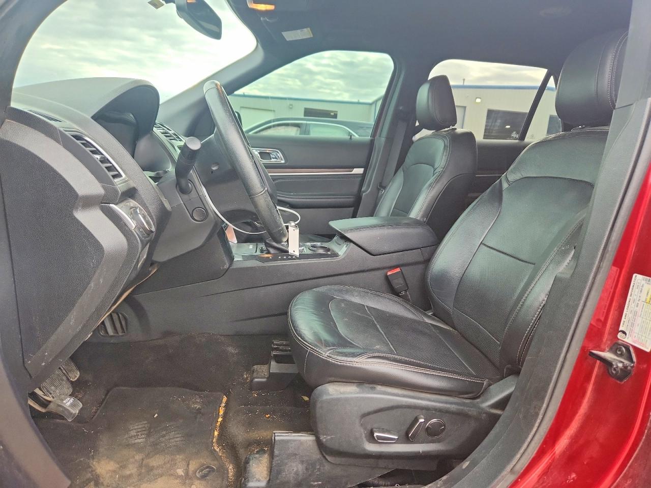 2018 Ford Explorer Limited Red vin: 1FM5K7F82JGC13901