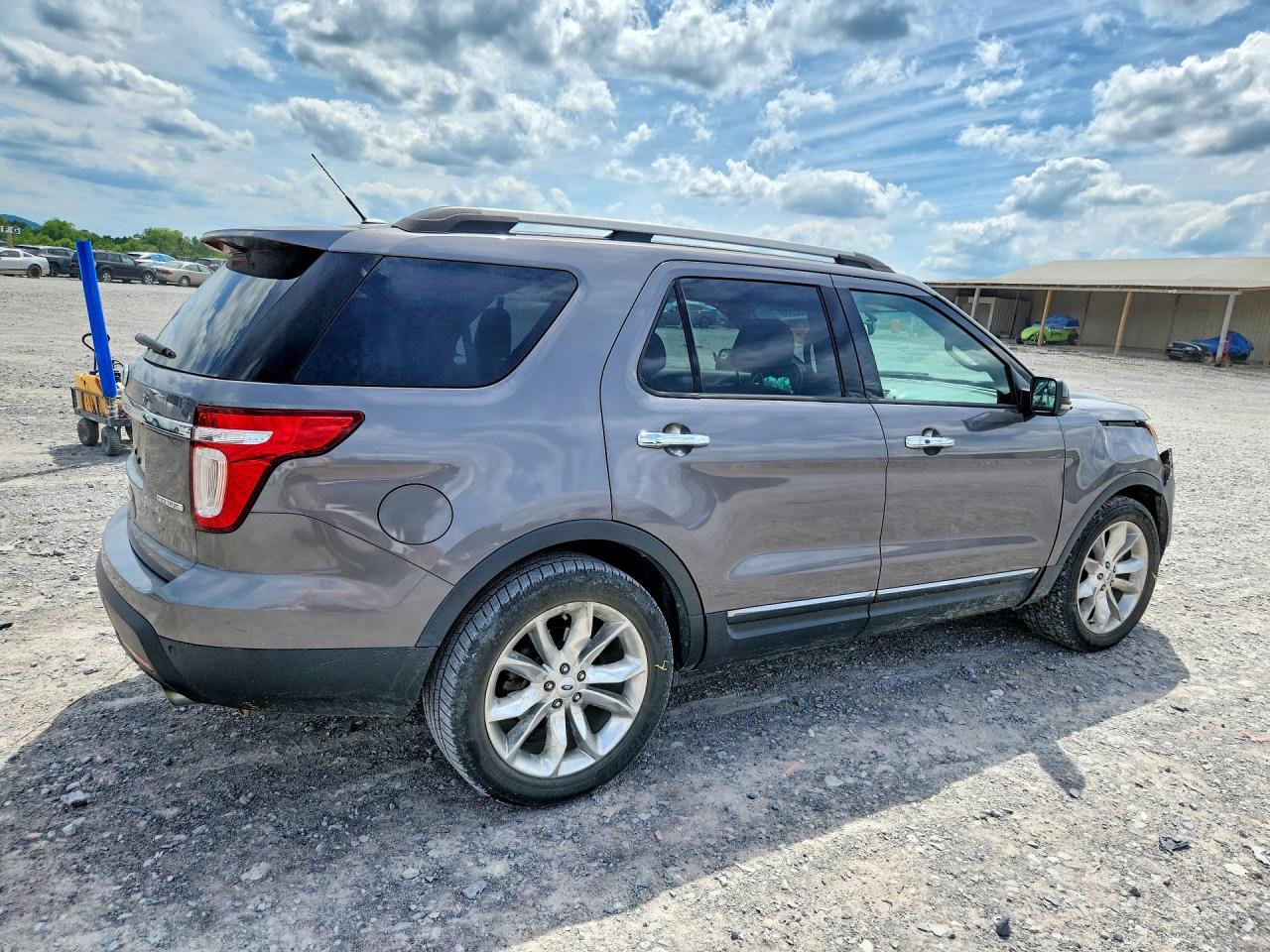 2013 Ford Explorer Limited Gray vin: 1FM5K7F83DGA03280