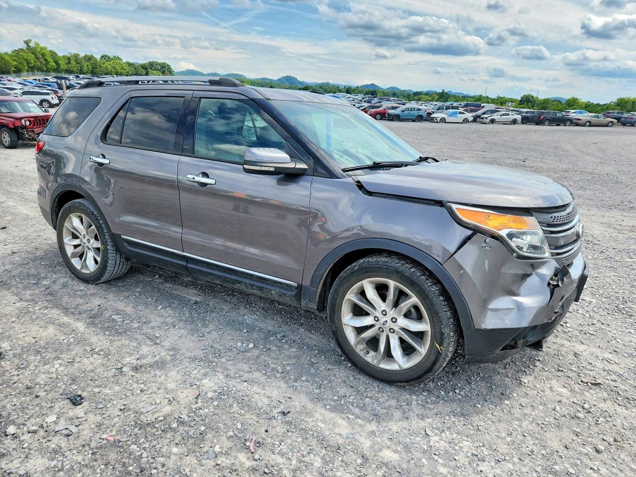 2013 Ford Explorer Limited Gray vin: 1FM5K7F83DGA03280