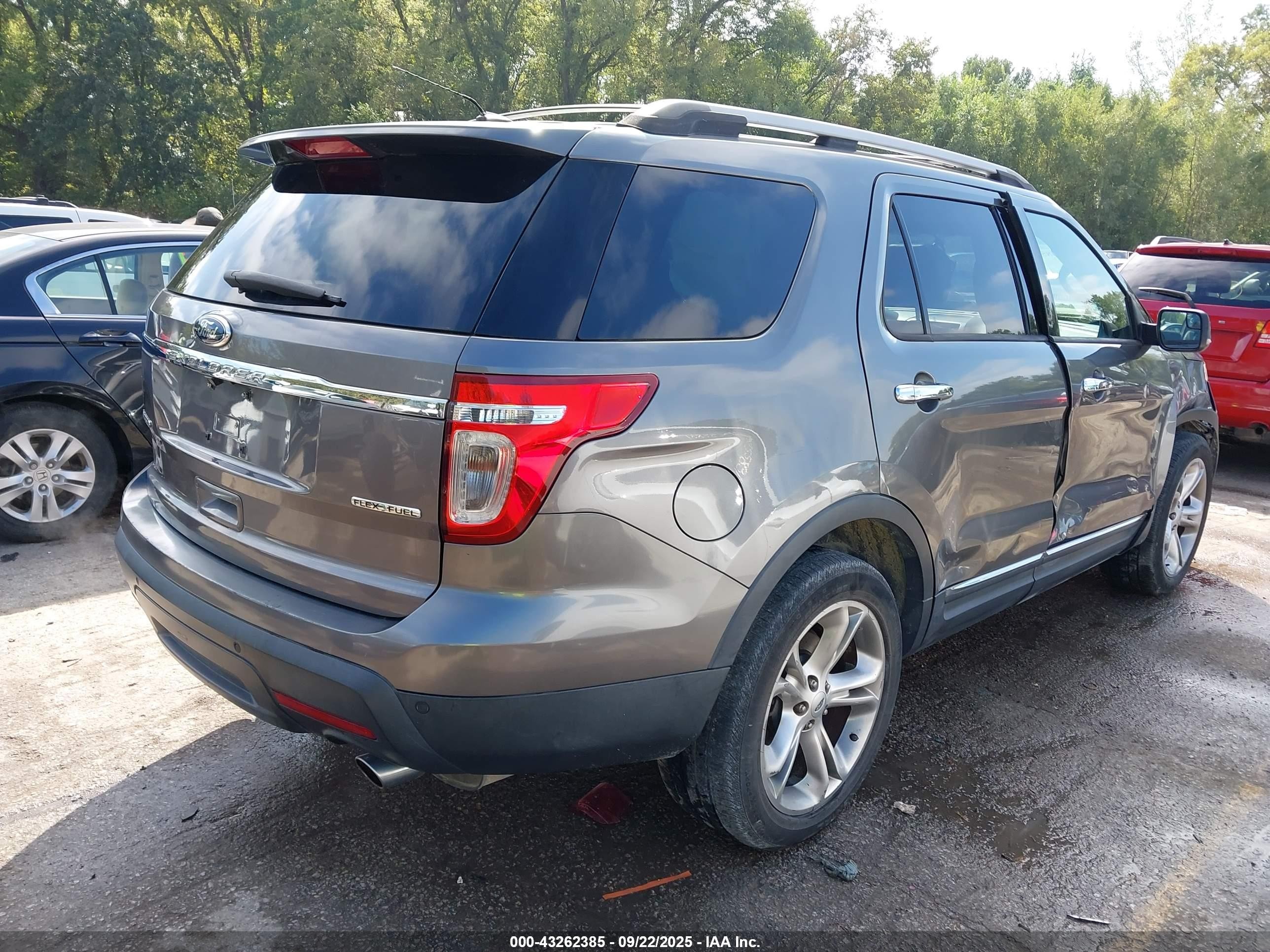 2013 Ford Explorer Limited Gray vin: 1FM5K7F83DGA08706
