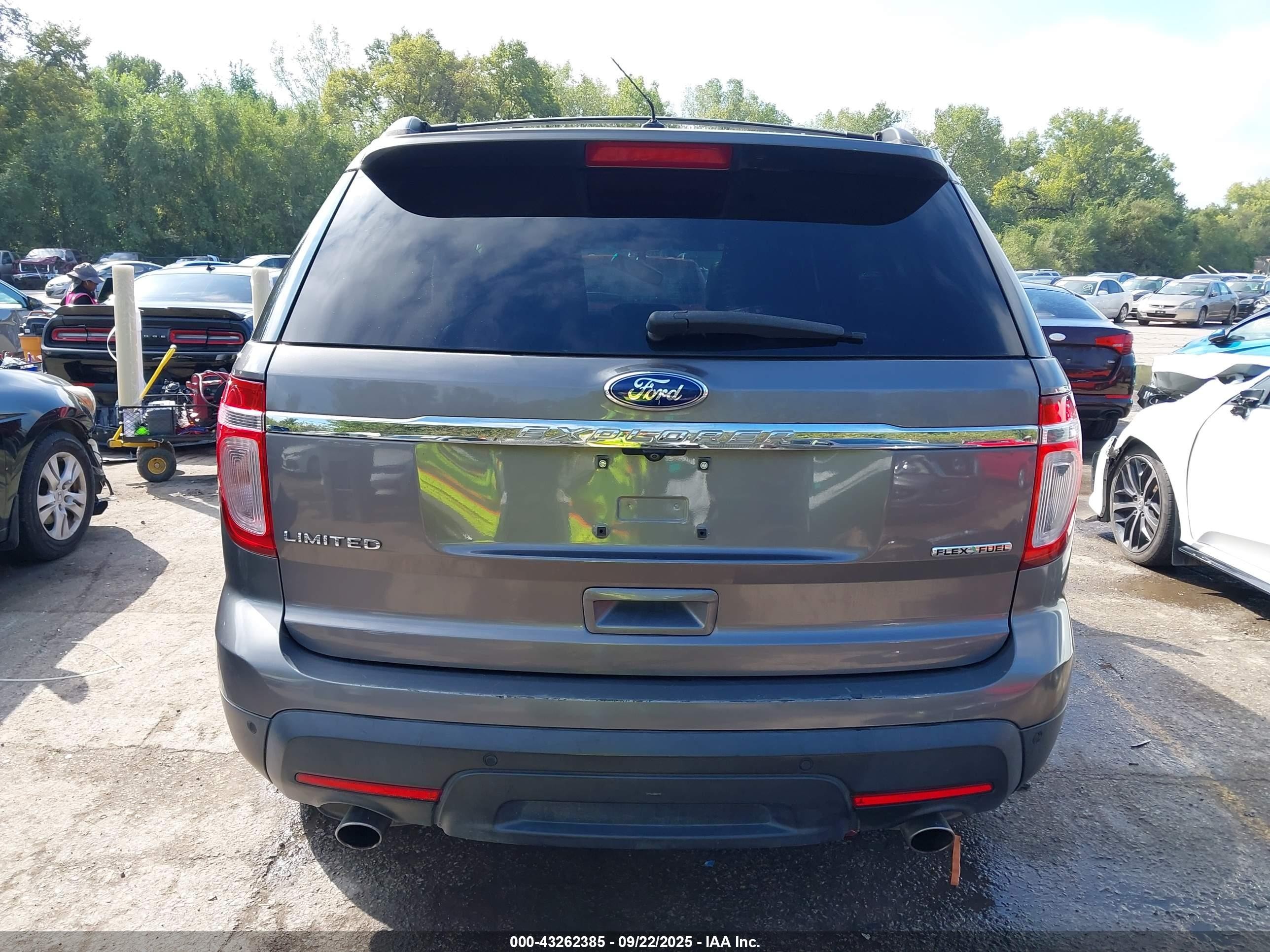2013 Ford Explorer Limited Gray vin: 1FM5K7F83DGA08706