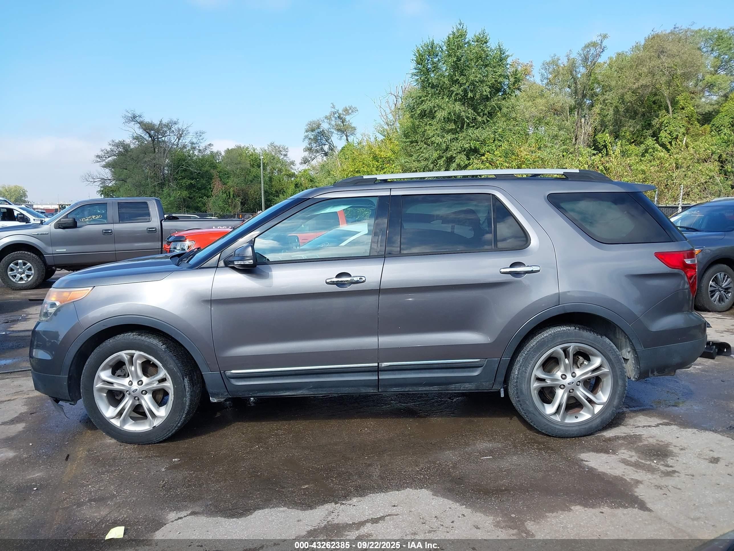 2013 Ford Explorer Limited Gray vin: 1FM5K7F83DGA08706