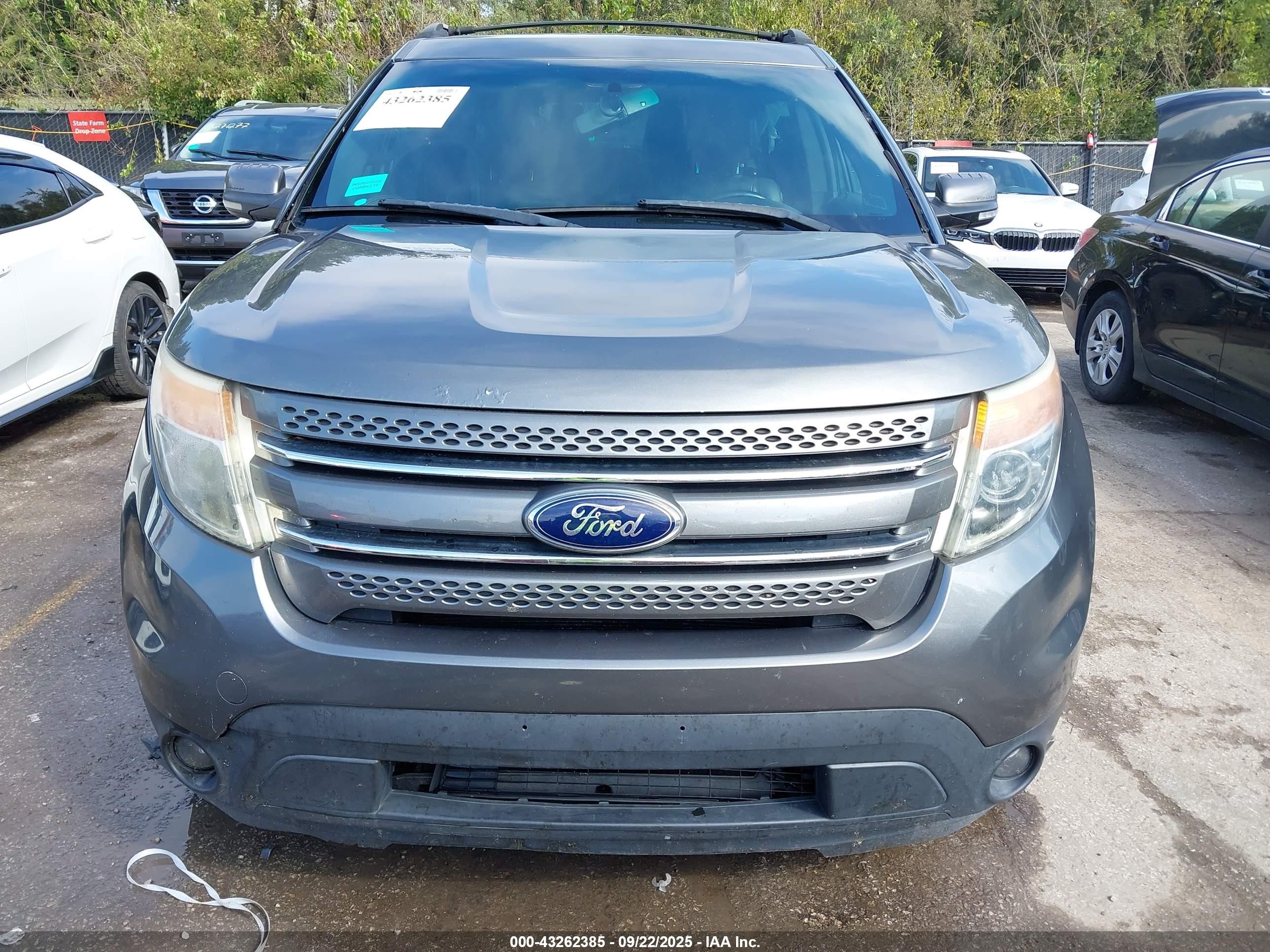 2013 Ford Explorer Limited Gray vin: 1FM5K7F83DGA08706
