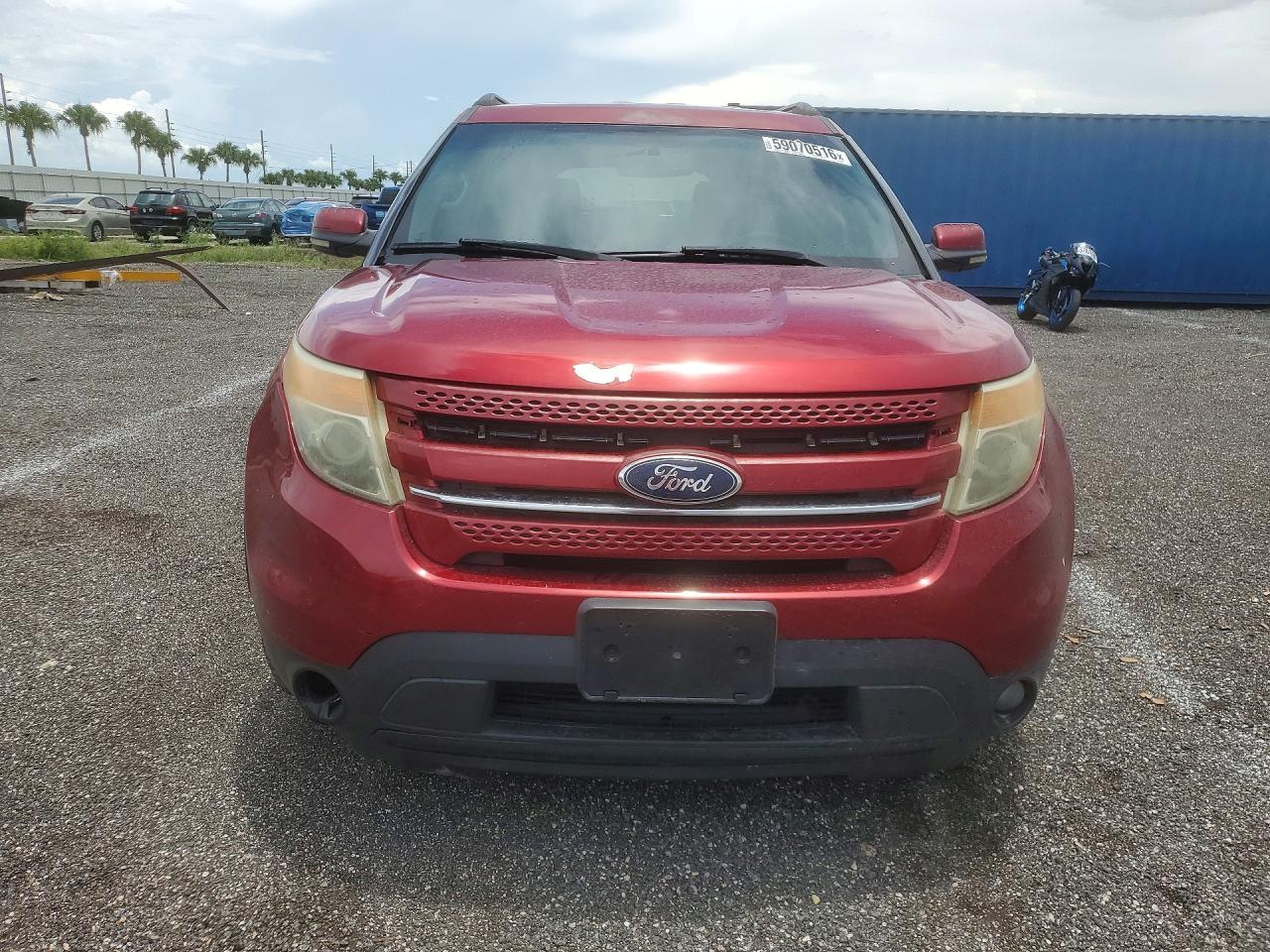 2013 Ford Explorer Limited Red vin: 1FM5K7F83DGB04013