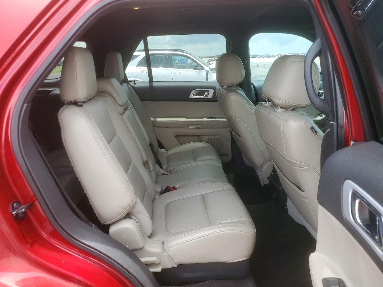 2013 Ford Explorer Limited Red vin: 1FM5K7F83DGB04013