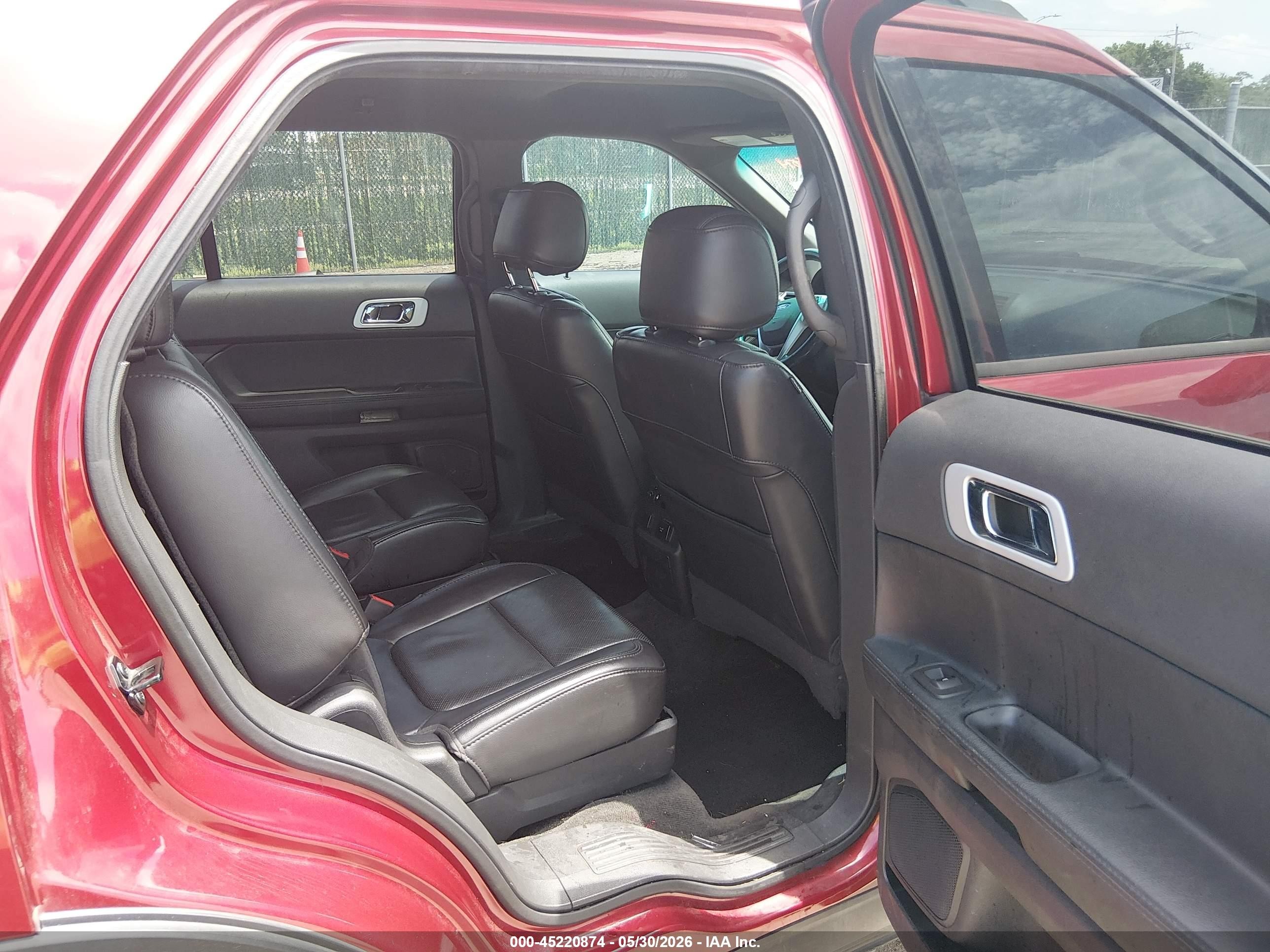 2013 Ford Explorer Limited Red vin: 1FM5K7F83DGB14542