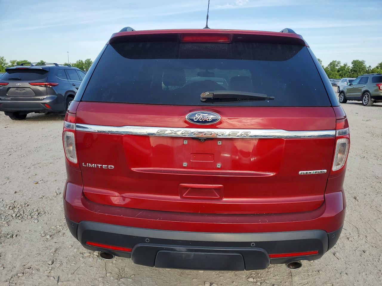 2013 Ford Explorer Limited Maroon vin: 1FM5K7F83DGB69945