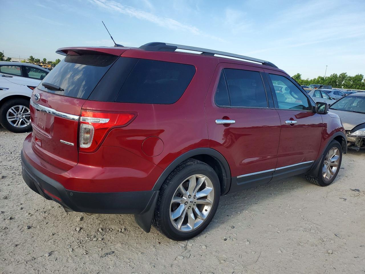 2013 Ford Explorer Limited Maroon vin: 1FM5K7F83DGB69945