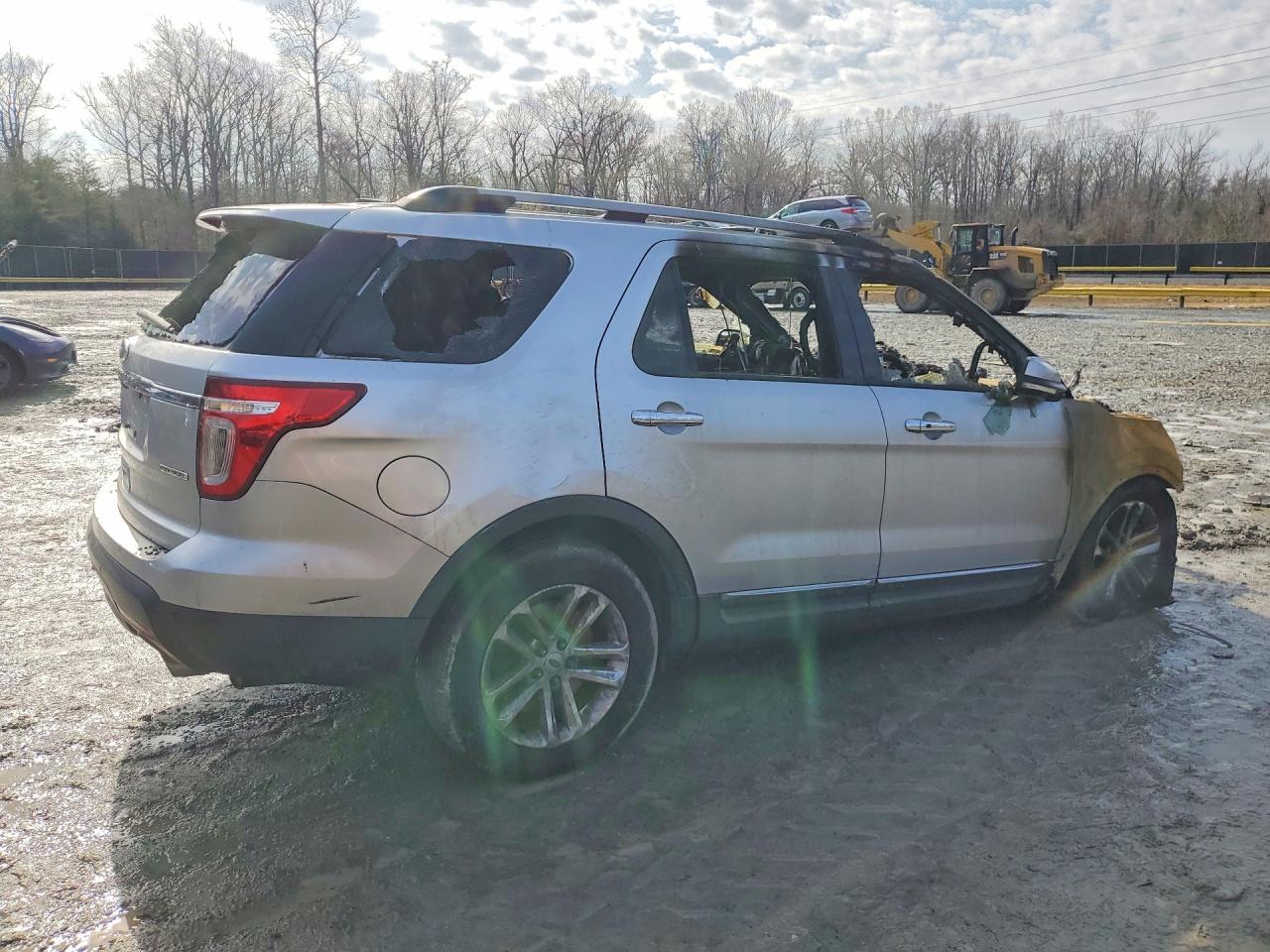 2013 Ford Explorer Limited Silver vin: 1FM5K7F83DGC30551