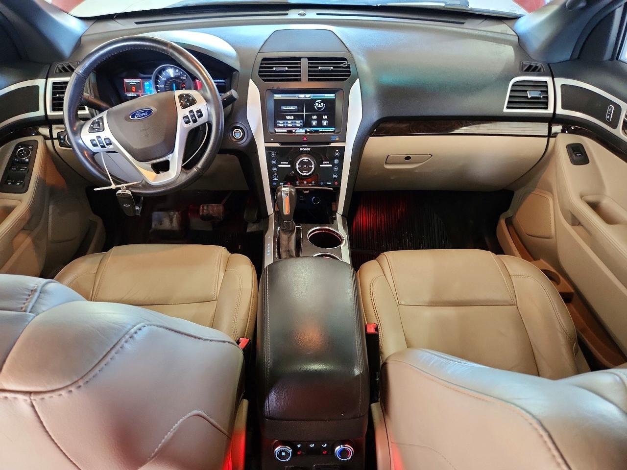 2014 Ford Explorer Limited Red vin: 1FM5K7F83EGA14118