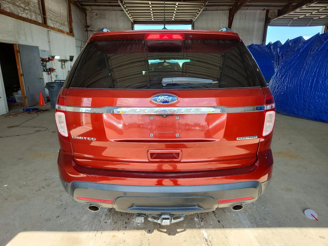 2014 Ford Explorer Limited Red vin: 1FM5K7F83EGA14118