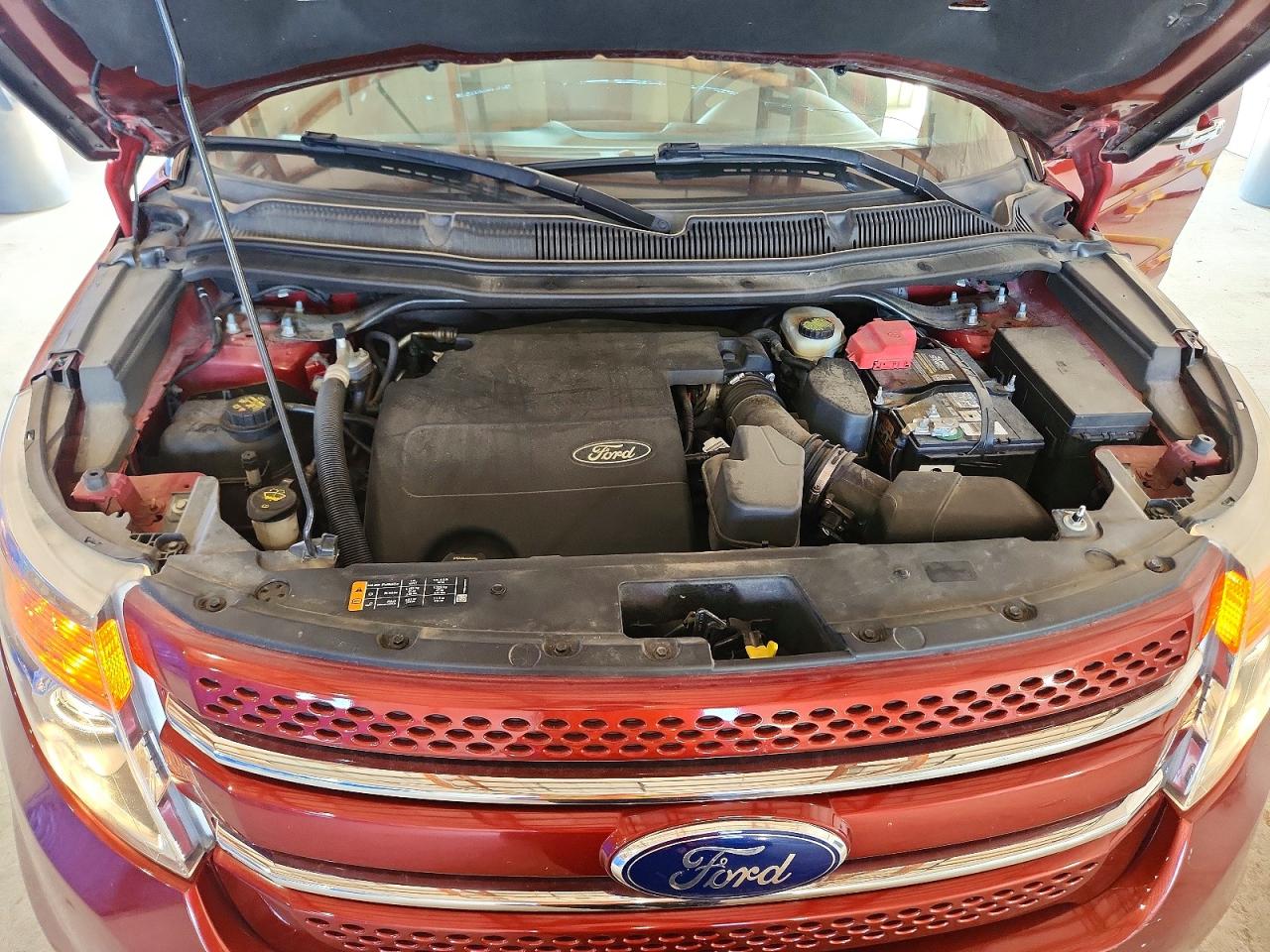 2014 Ford Explorer Limited Red vin: 1FM5K7F83EGA14118