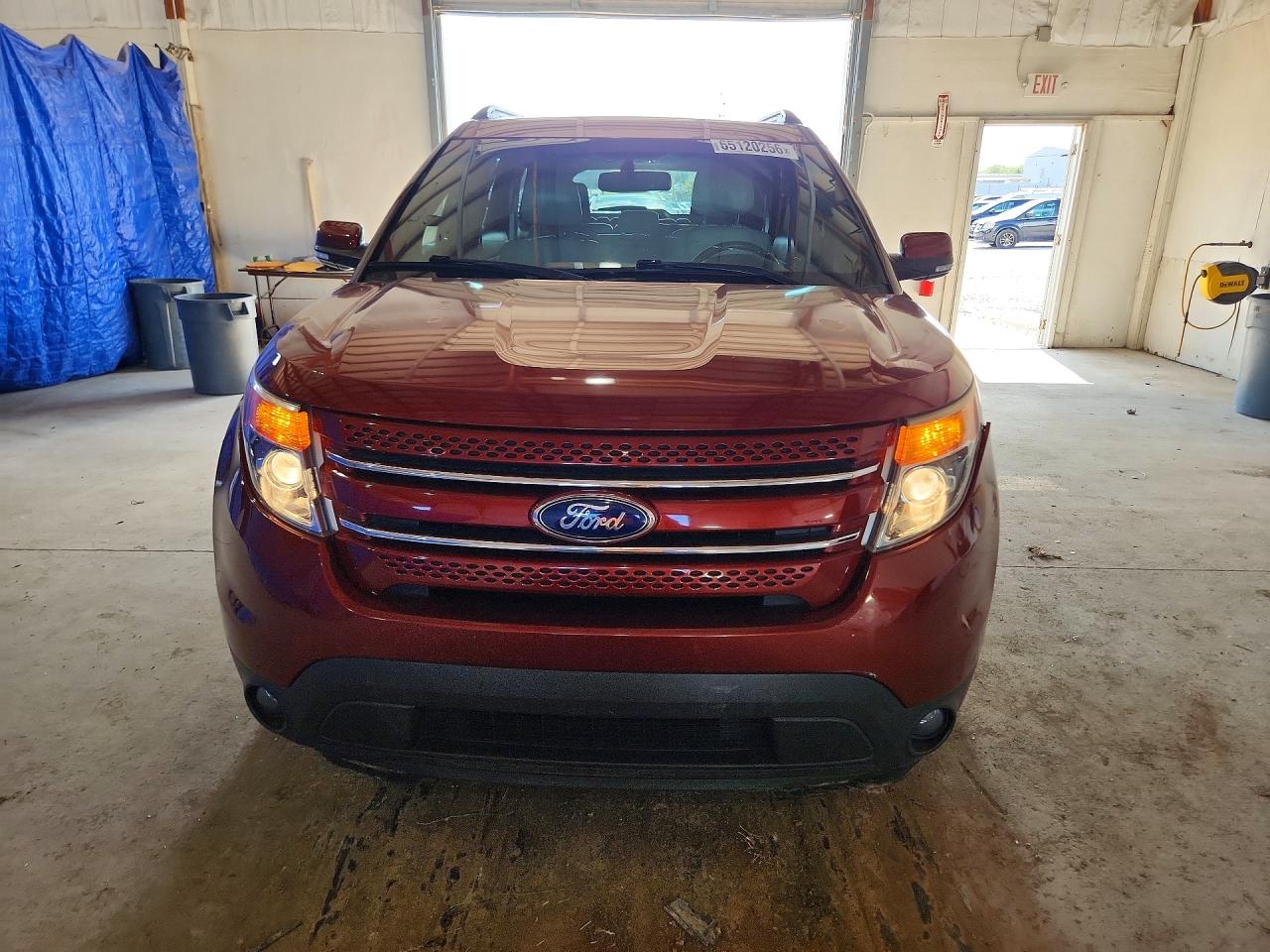 2014 Ford Explorer Limited Red vin: 1FM5K7F83EGA14118