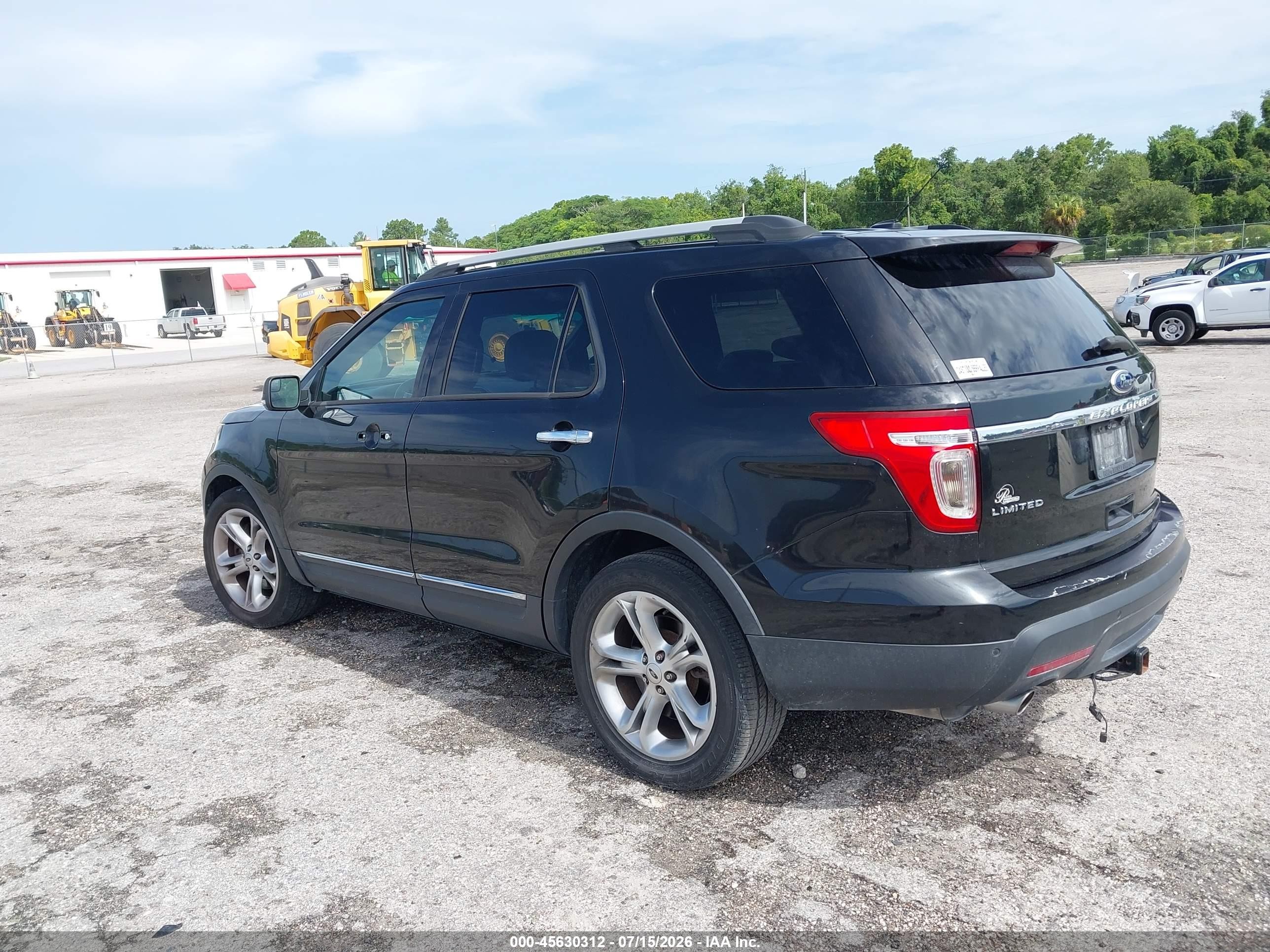 2014 Ford Explorer Limited Black vin: 1FM5K7F83EGA38192