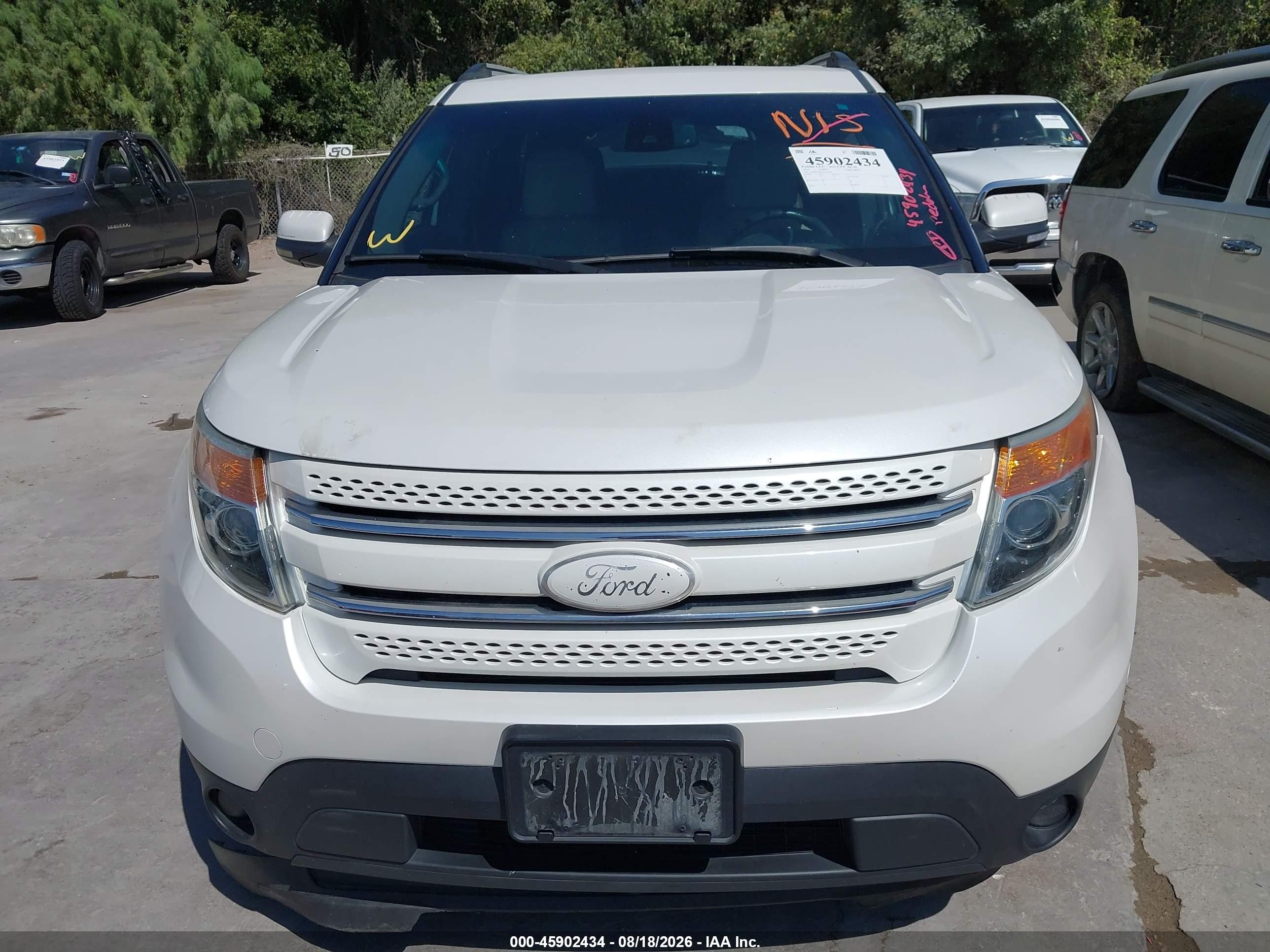 2014 Ford Explorer Limited White vin: 1FM5K7F83EGA42968