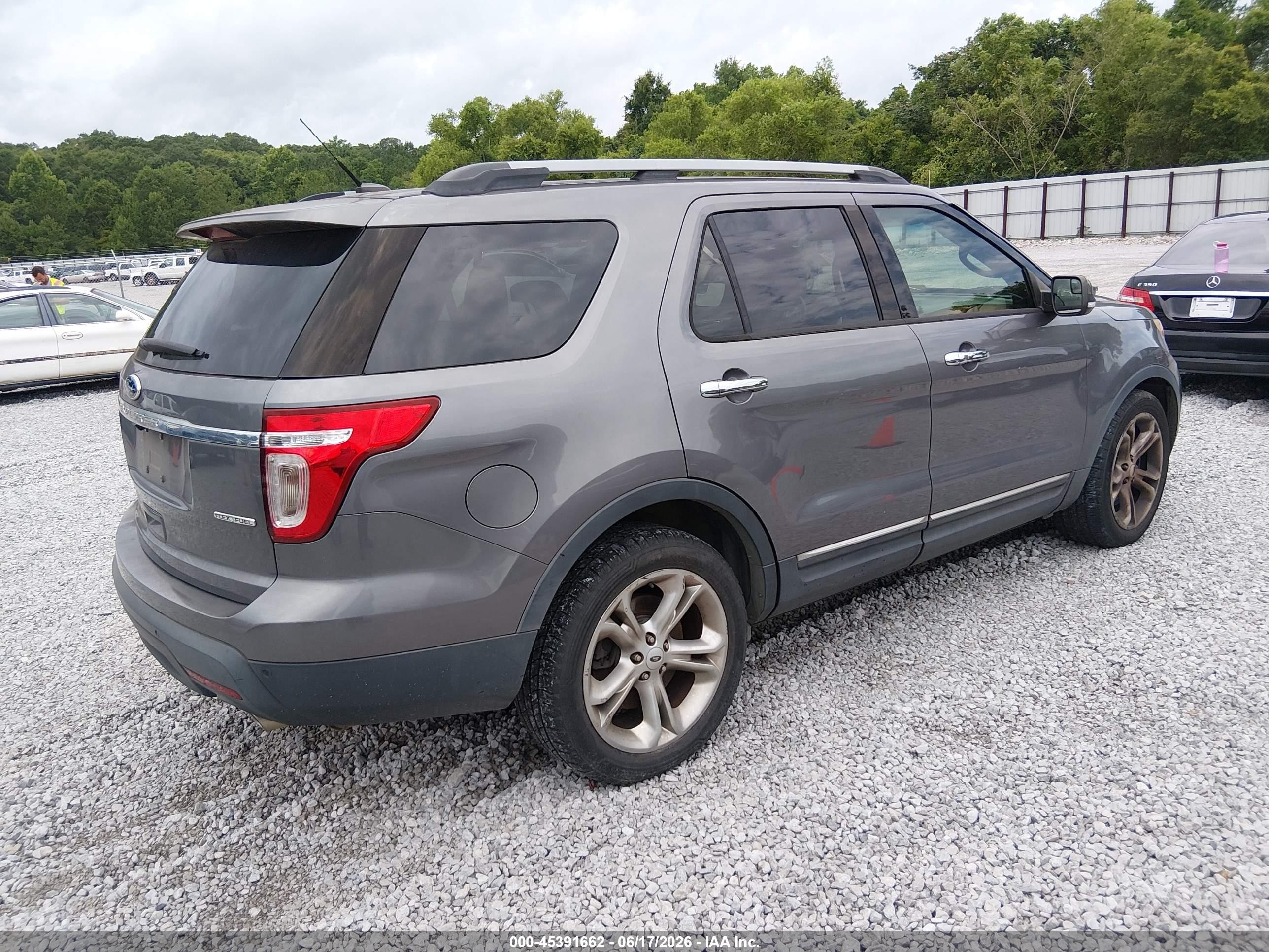 2014 Ford Explorer Limited Gray vin: 1FM5K7F83EGA49886