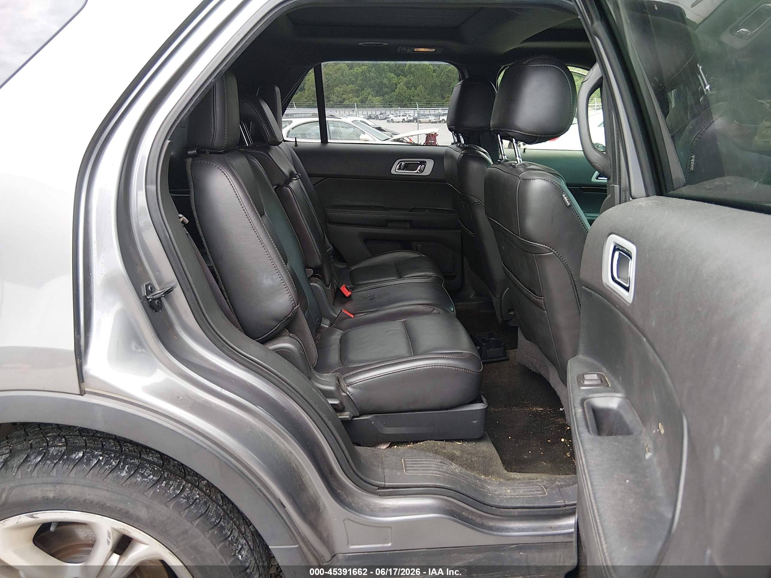 2014 Ford Explorer Limited Gray vin: 1FM5K7F83EGA49886