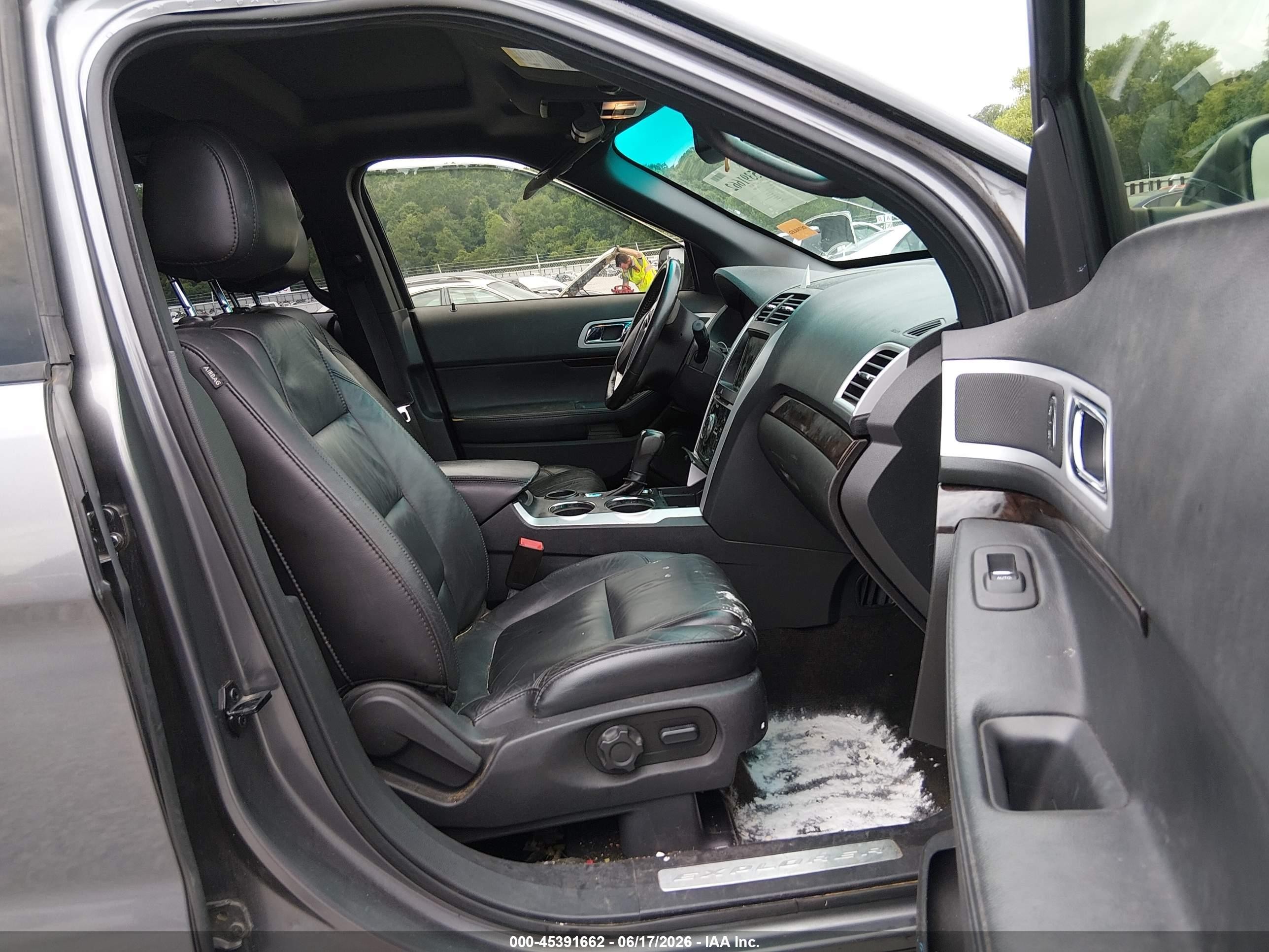 2014 Ford Explorer Limited Gray vin: 1FM5K7F83EGA49886