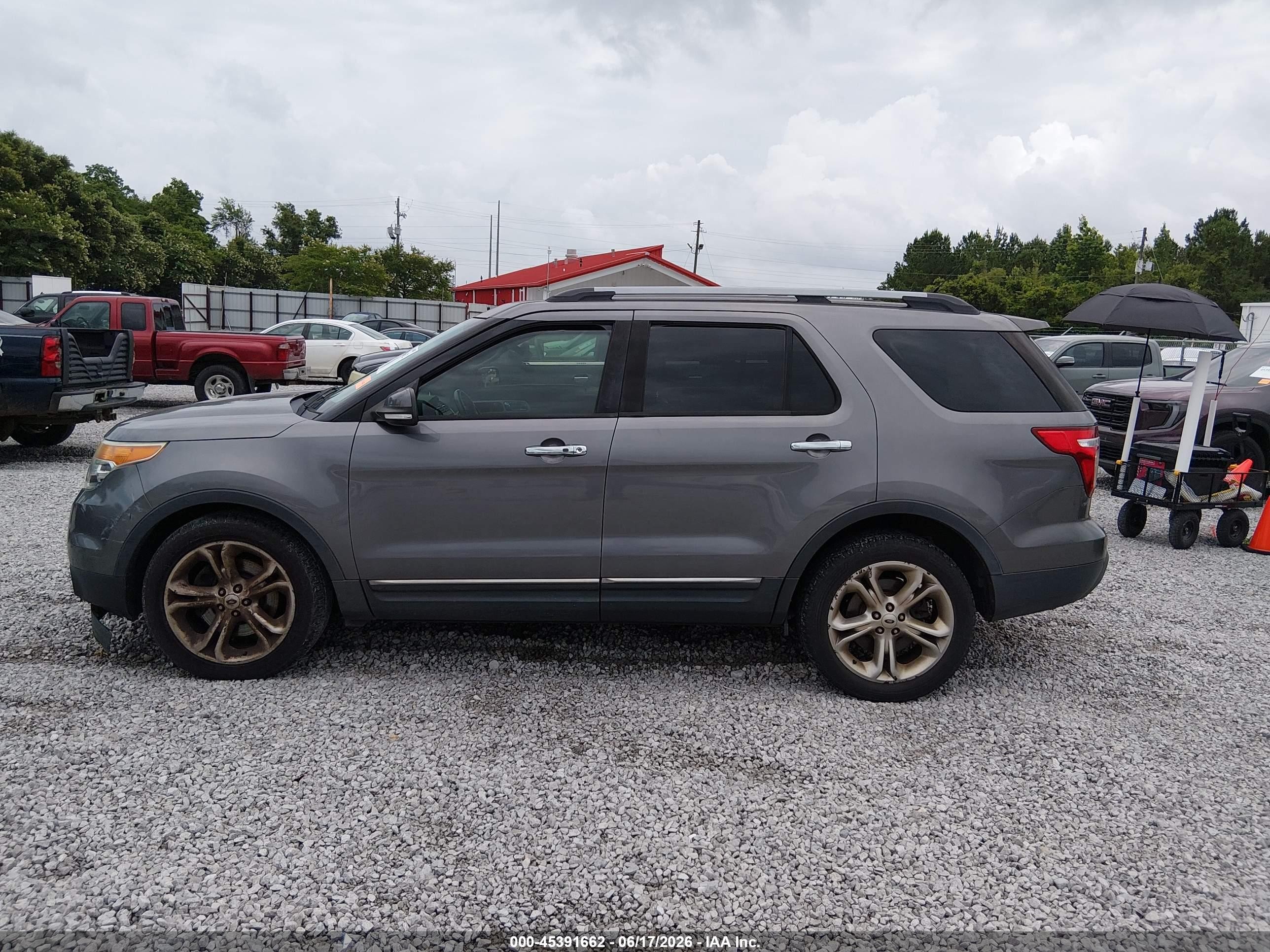 2014 Ford Explorer Limited Gray vin: 1FM5K7F83EGA49886