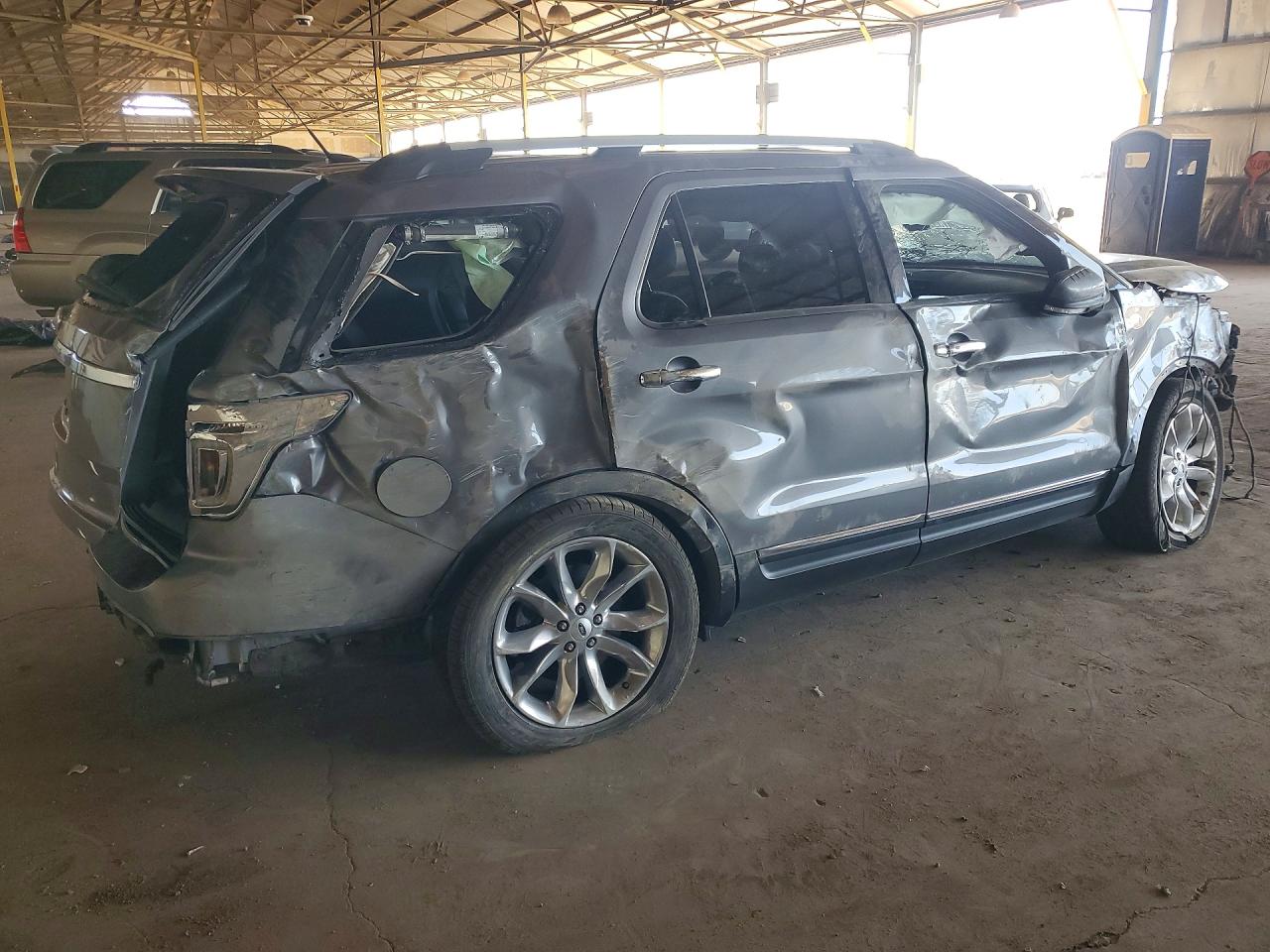 2014 Ford Explorer Limited Gray vin: 1FM5K7F83EGB10685