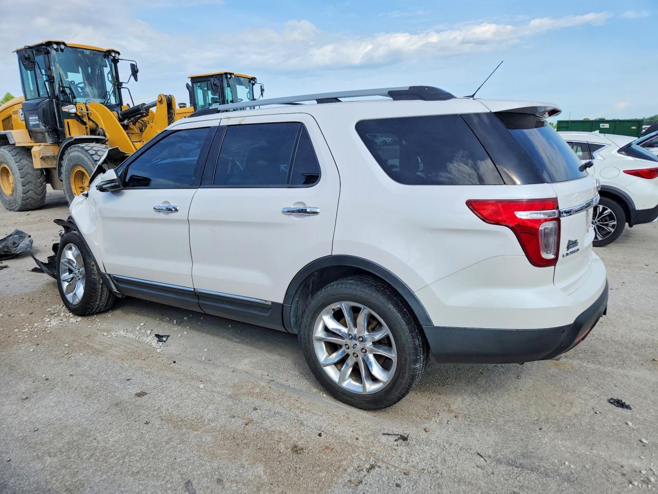 2014 Ford Explorer Limited White vin: 1FM5K7F83EGB15921
