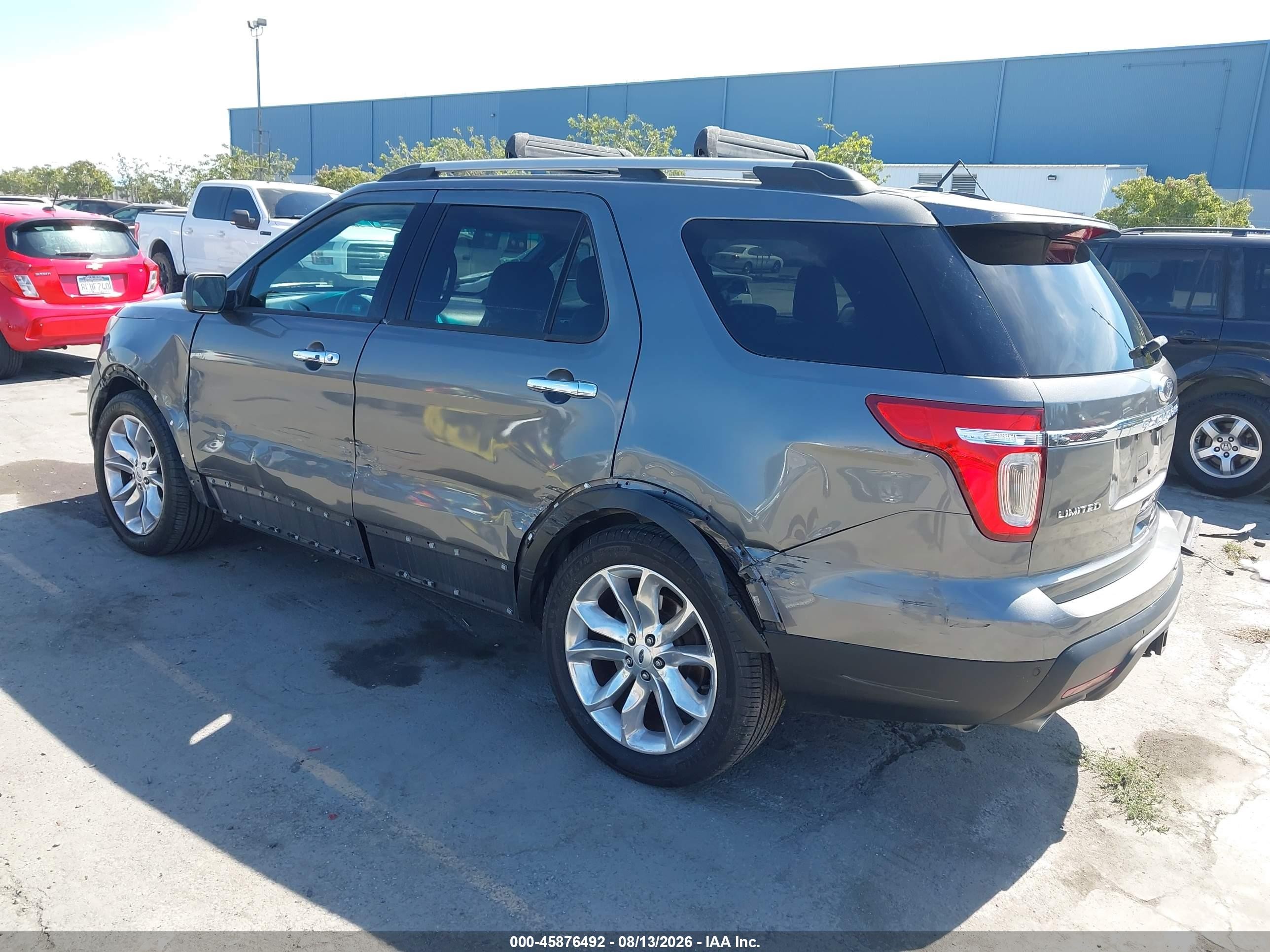 2014 Ford Explorer Limited Gray vin: 1FM5K7F83EGB19404