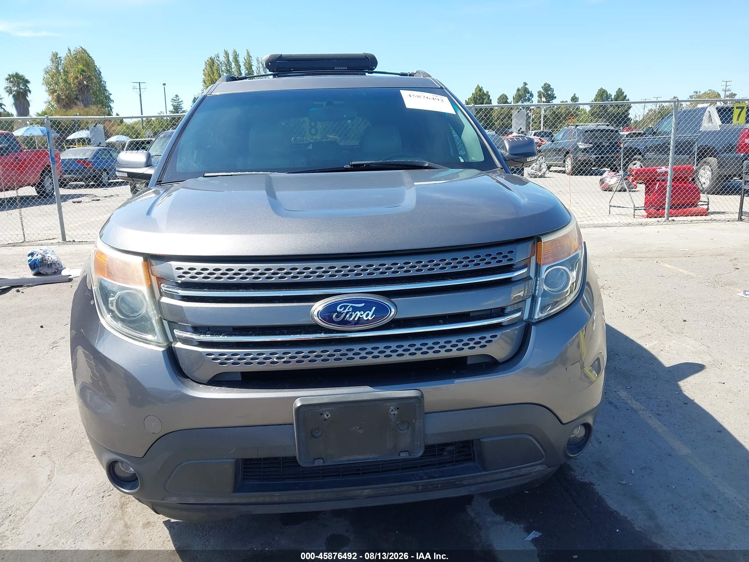 2014 Ford Explorer Limited Gray vin: 1FM5K7F83EGB19404