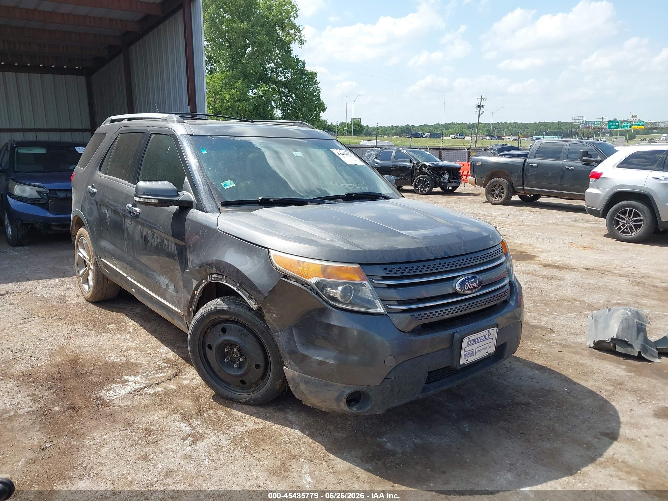 2015 Ford Explorer Limited Gray vin: 1FM5K7F83FGA65975