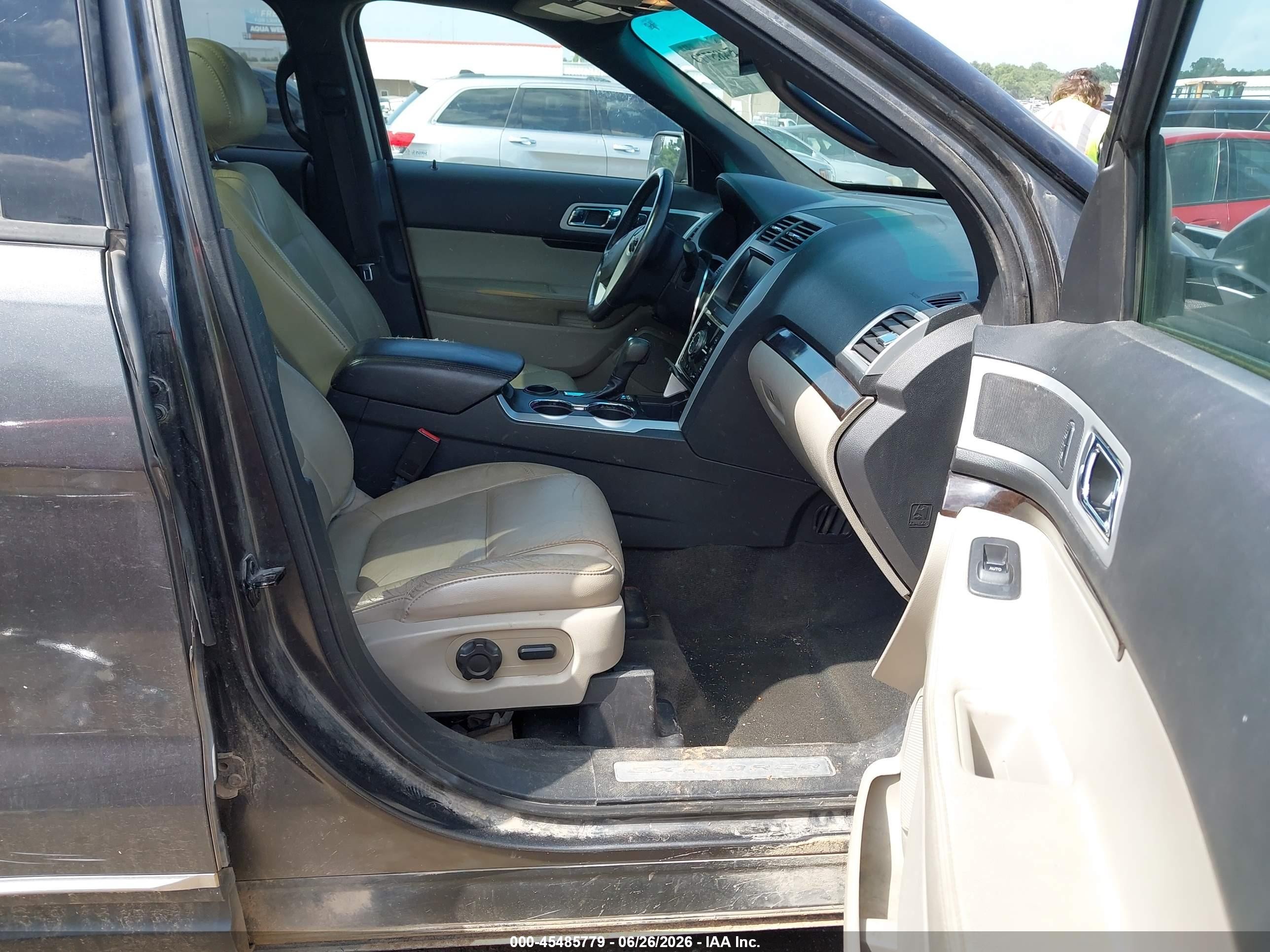 2015 Ford Explorer Limited Gray vin: 1FM5K7F83FGA65975