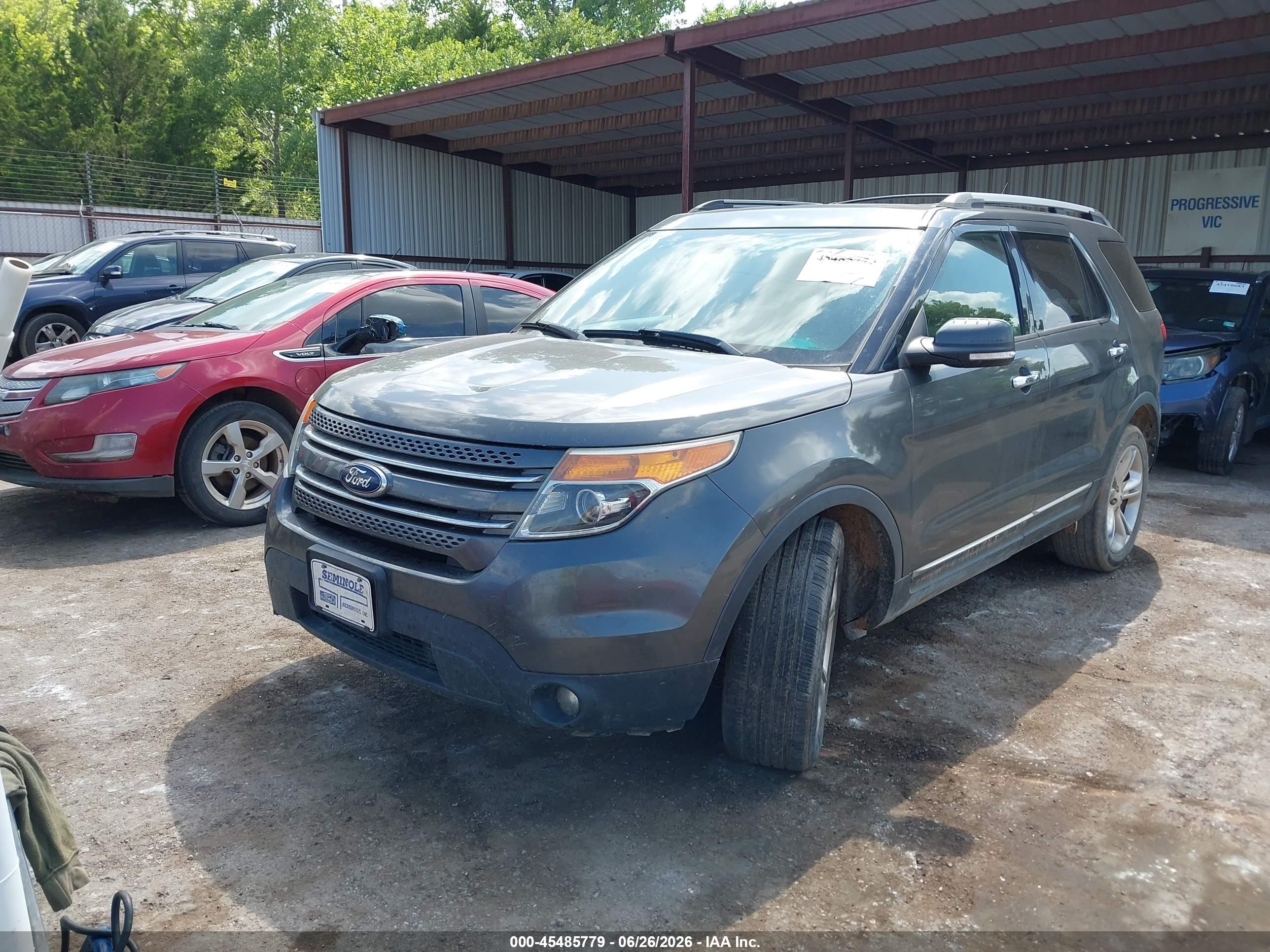 2015 Ford Explorer Limited Gray vin: 1FM5K7F83FGA65975