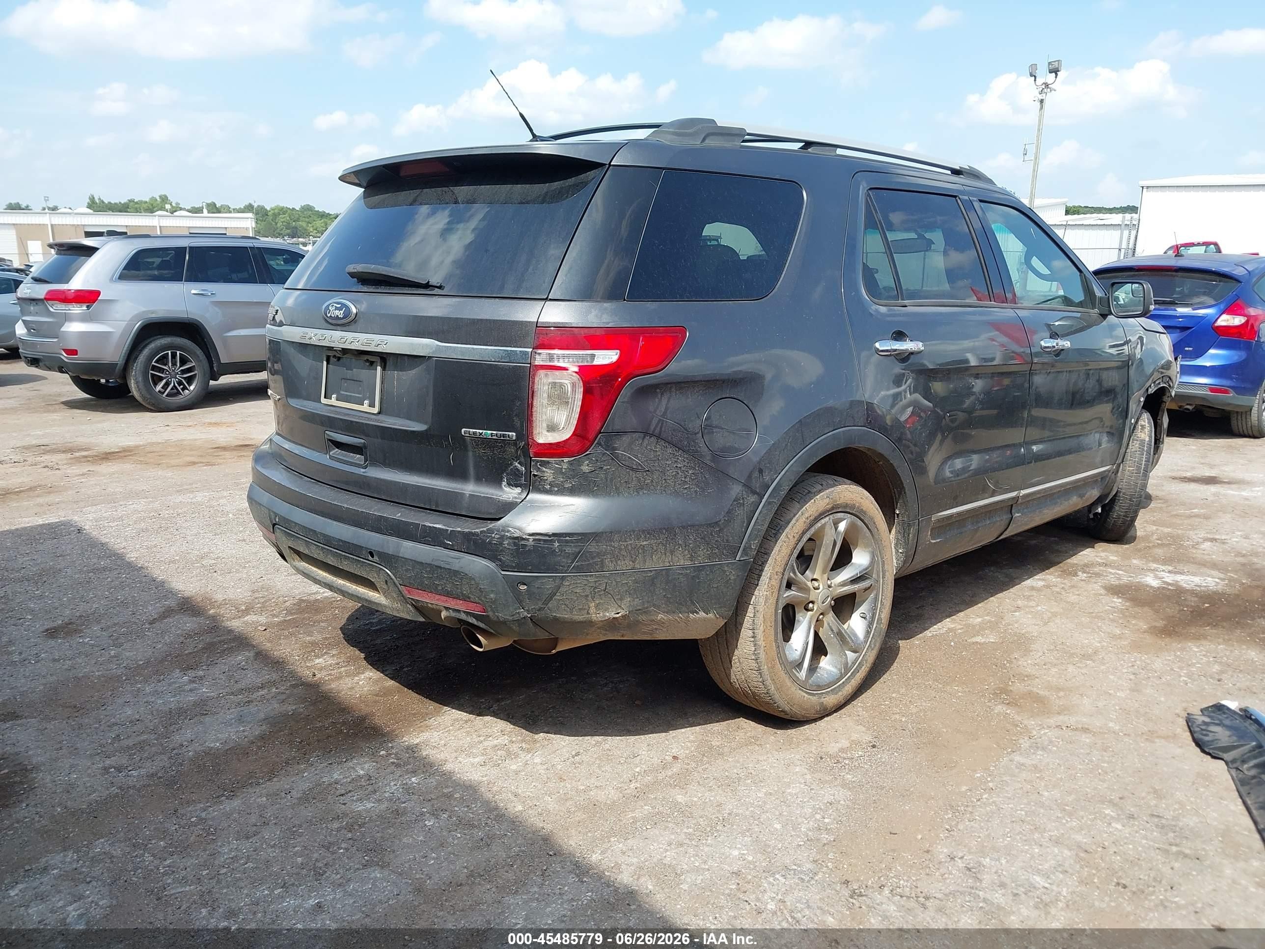 2015 Ford Explorer Limited Gray vin: 1FM5K7F83FGA65975