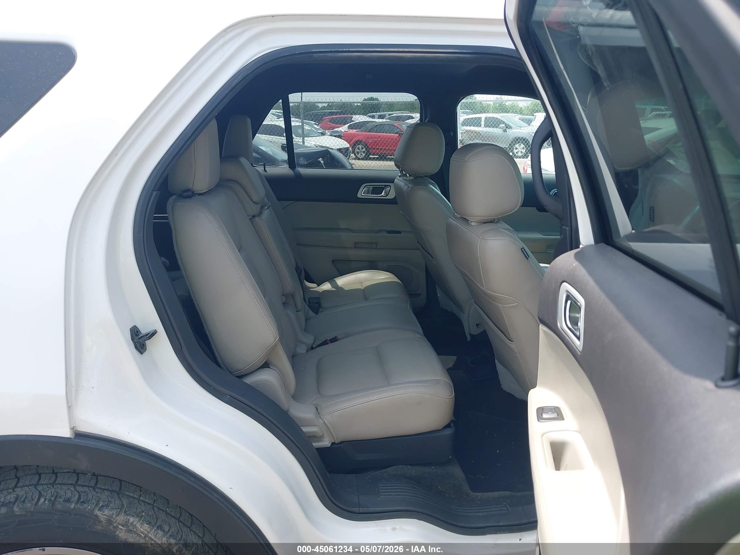 2015 Ford Explorer Limited White vin: 1FM5K7F83FGB16116