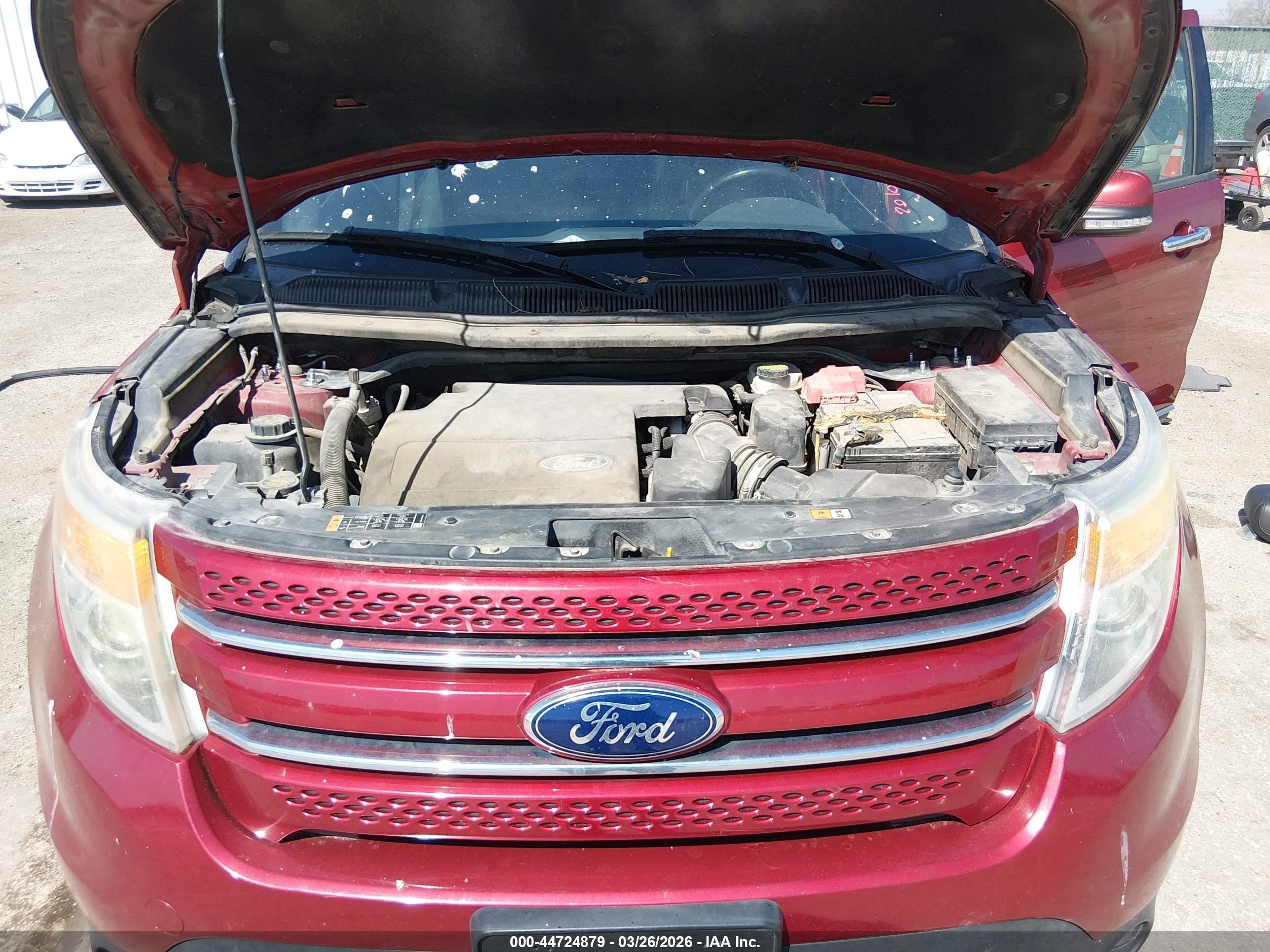 2015 Ford Explorer Limited Red vin: 1FM5K7F83FGB59659