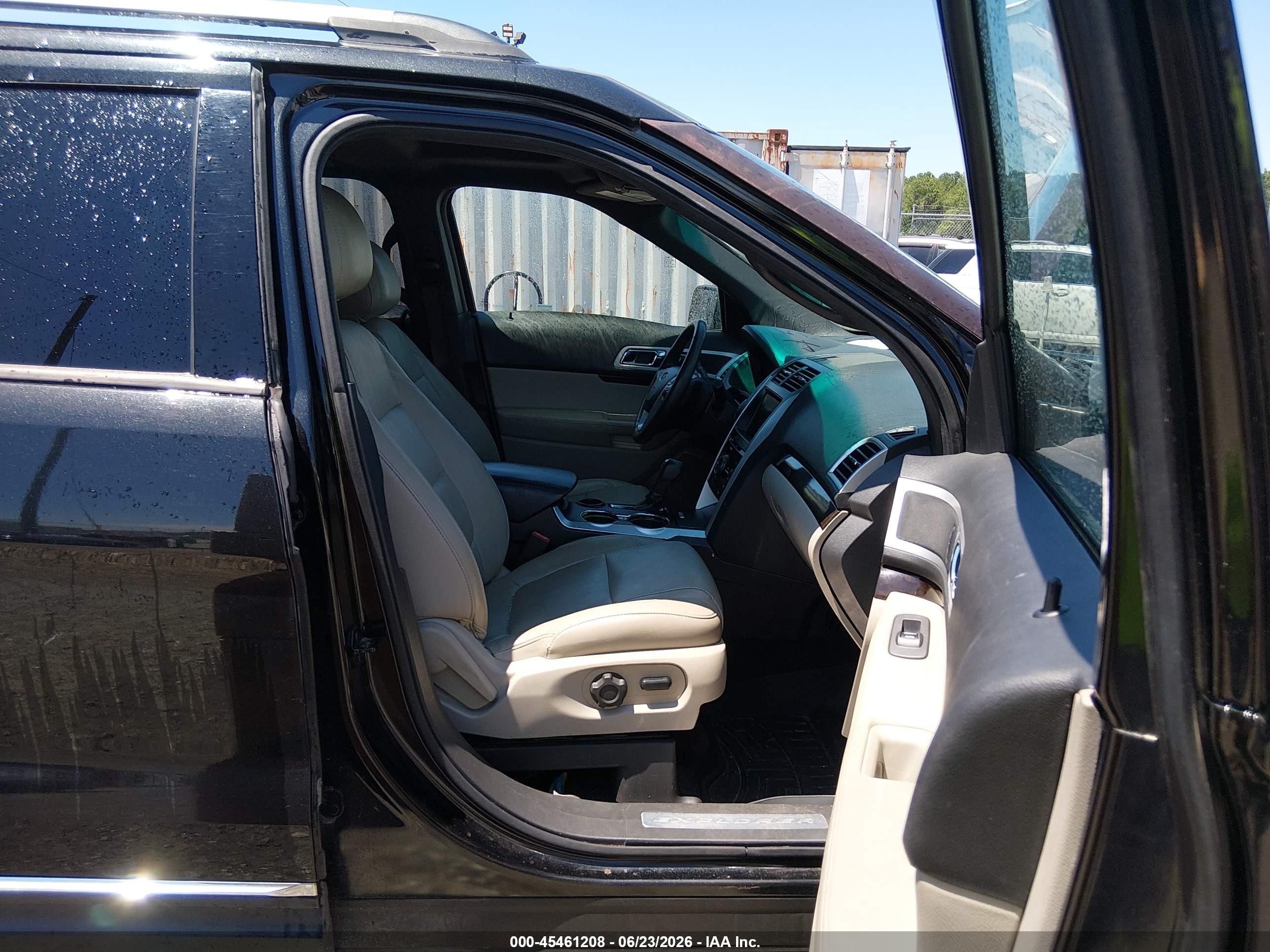 2015 Ford Explorer Limited Black vin: 1FM5K7F83FGC07175
