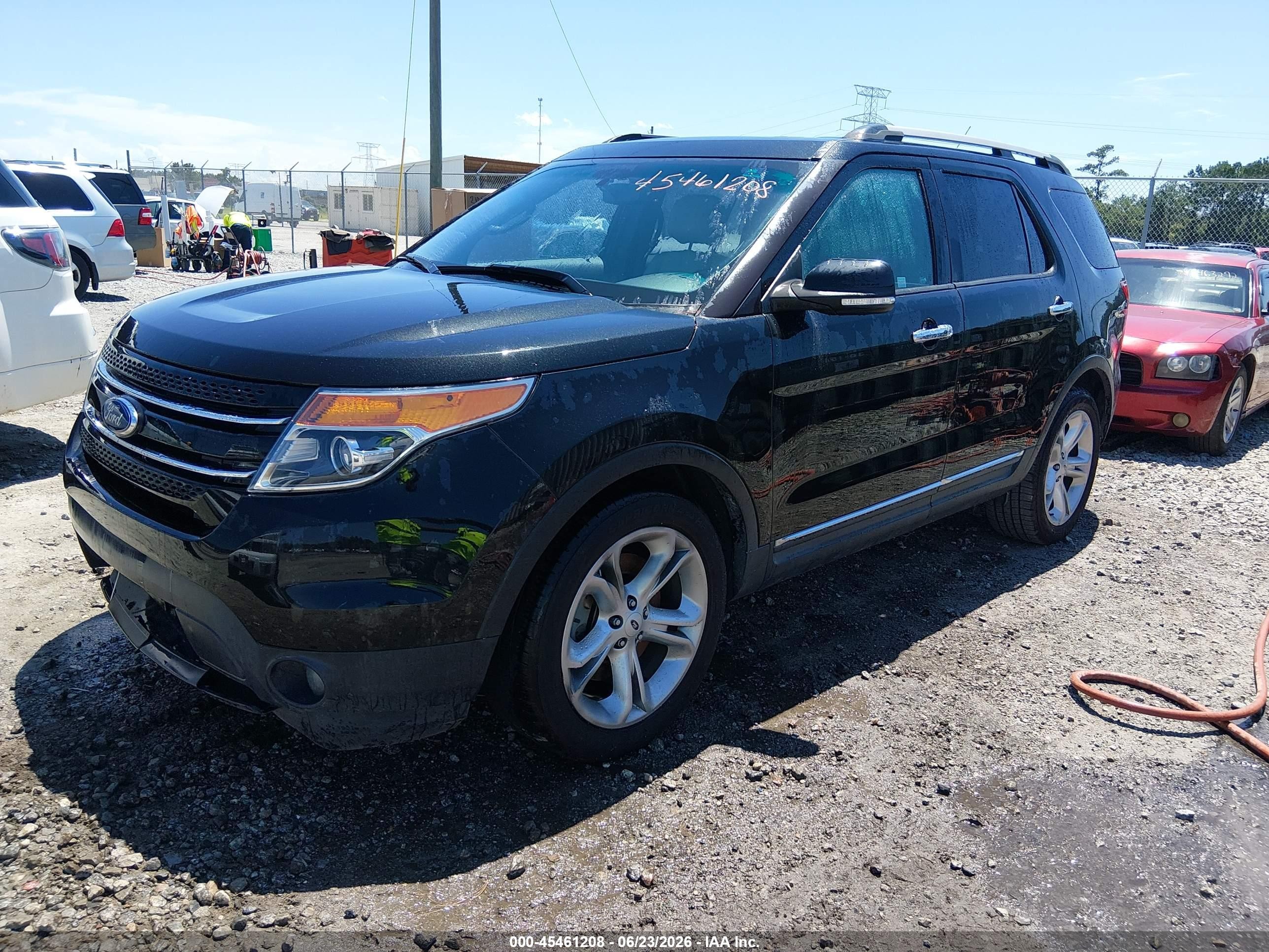 2015 Ford Explorer Limited Black vin: 1FM5K7F83FGC07175