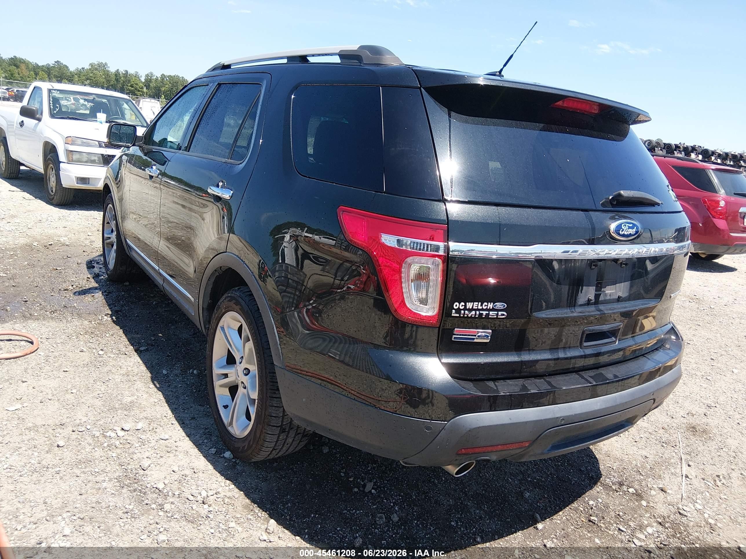 2015 Ford Explorer Limited Black vin: 1FM5K7F83FGC07175