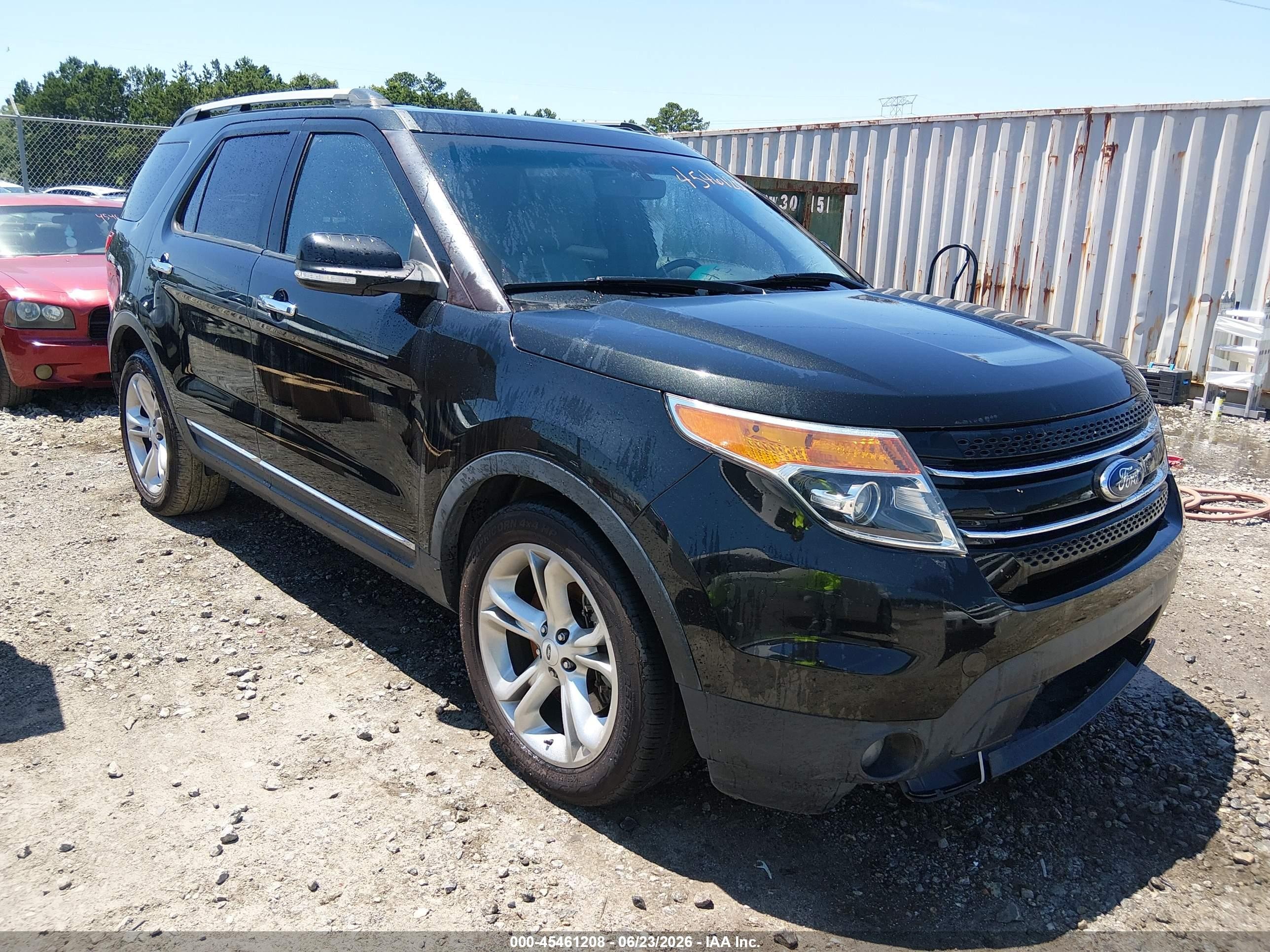 2015 Ford Explorer Limited Black vin: 1FM5K7F83FGC07175