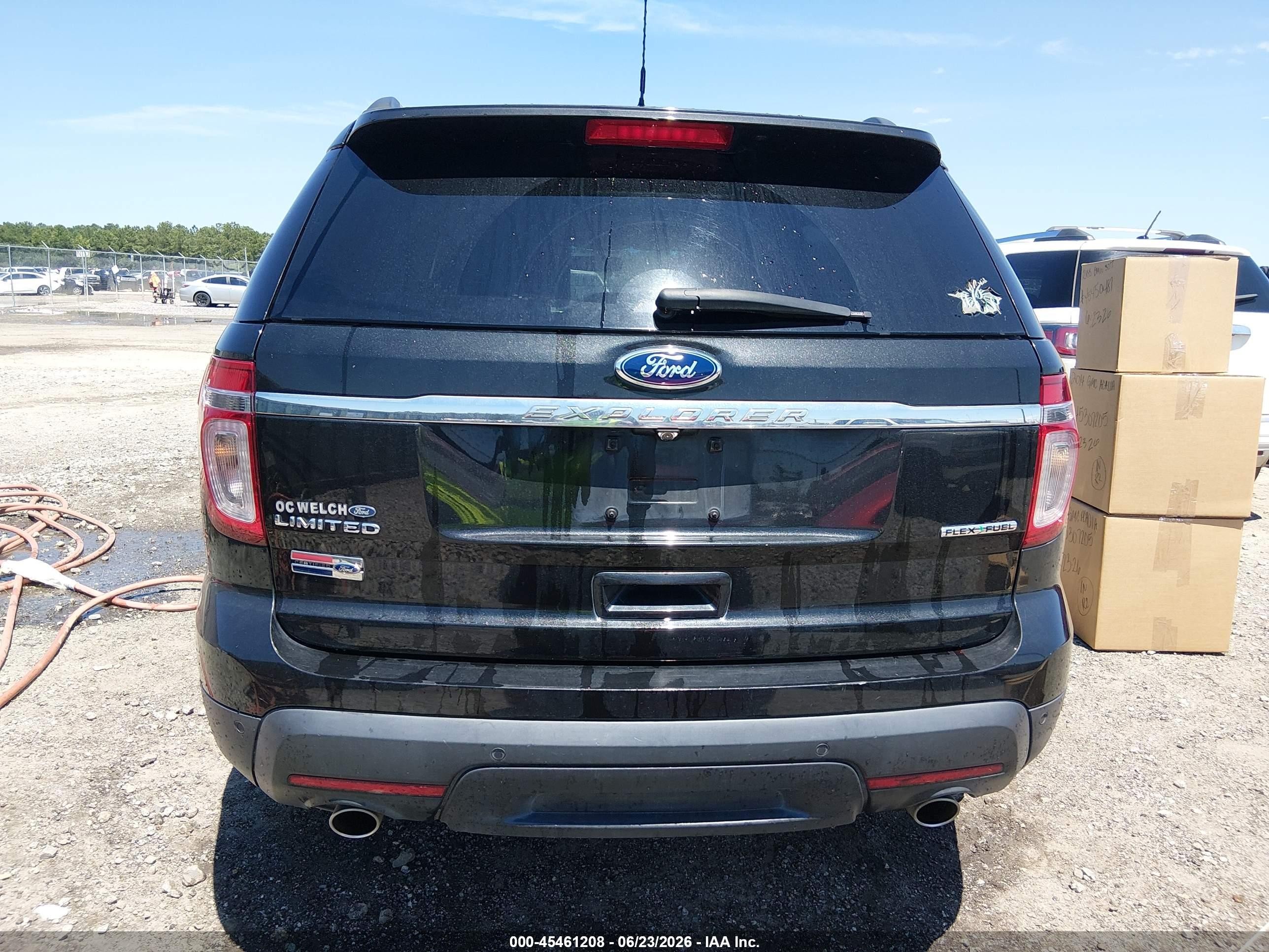 2015 Ford Explorer Limited Black vin: 1FM5K7F83FGC07175