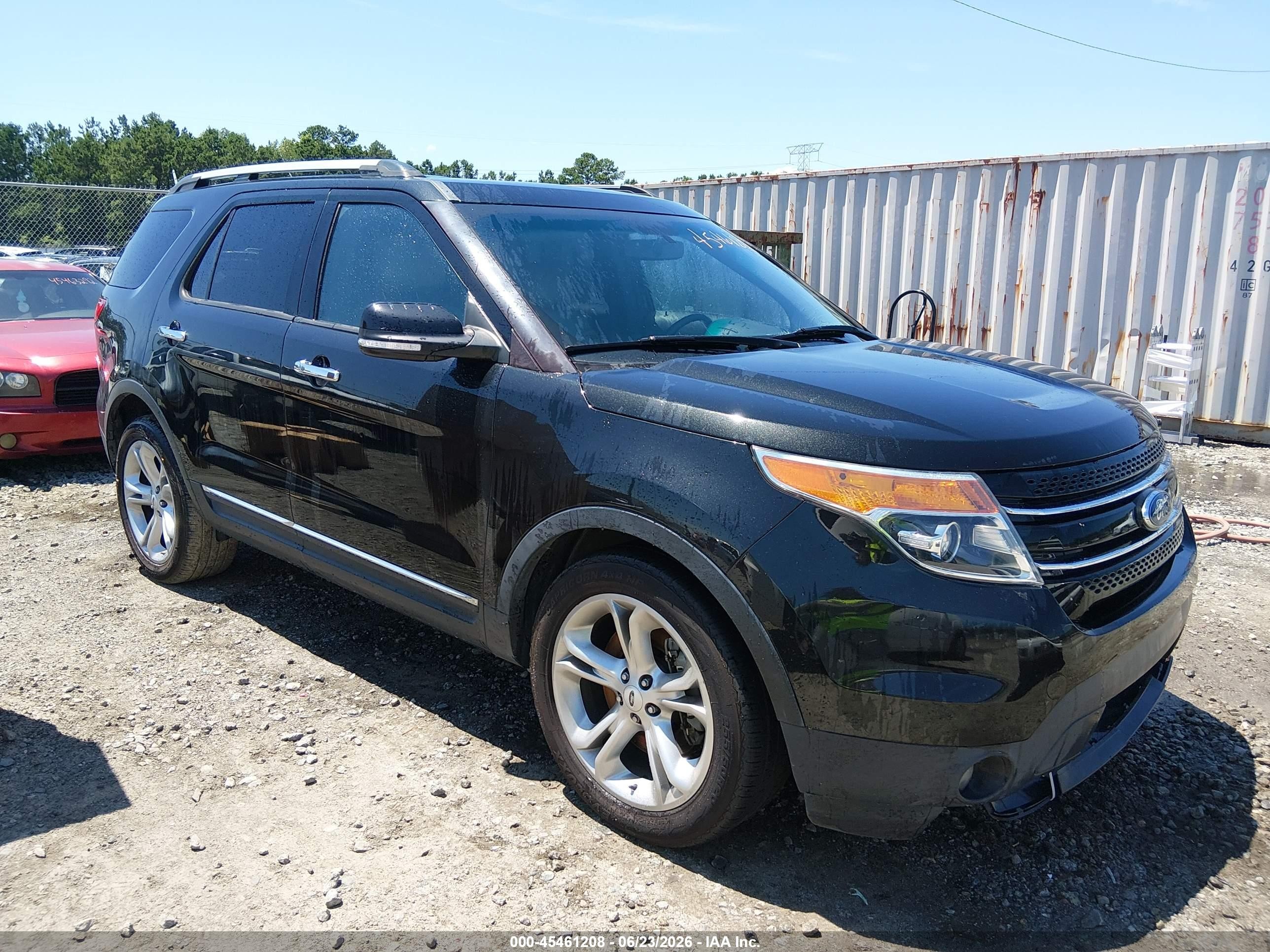 2015 Ford Explorer Limited Black vin: 1FM5K7F83FGC07175